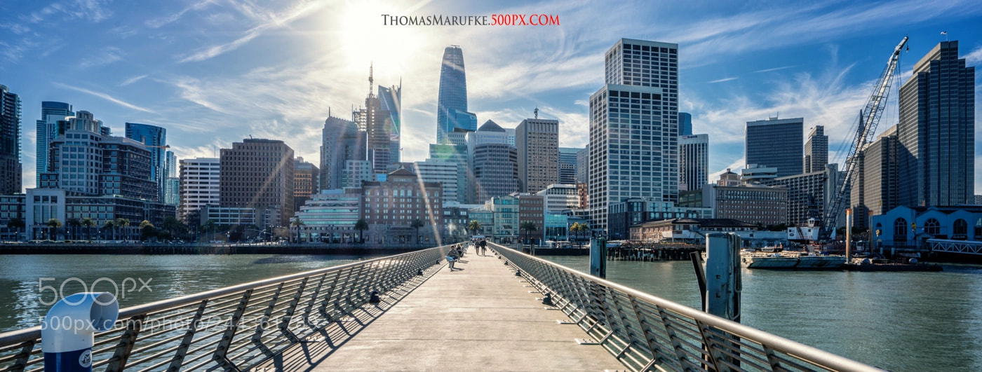 Sony a7R sample photo. Sf skyline pier 14 photography