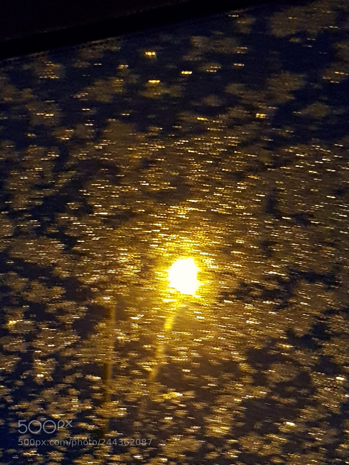Samsung Galaxy S8 sample photo. Frozen windshield photography