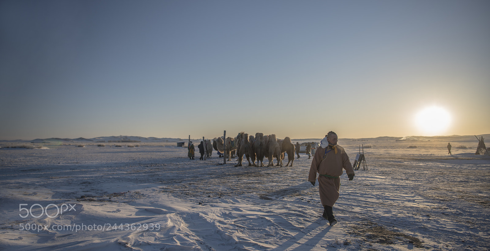 Nikon D810 sample photo. A herdsman at sunrise photography