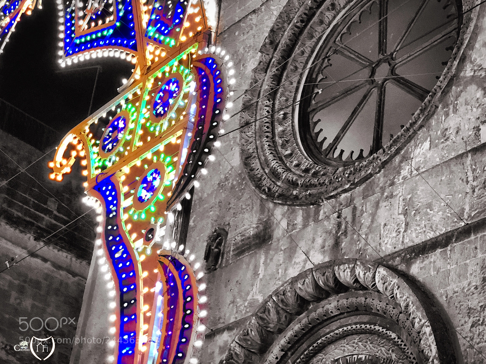 Apple iPhone X sample photo. Luminarie di san ciro photography