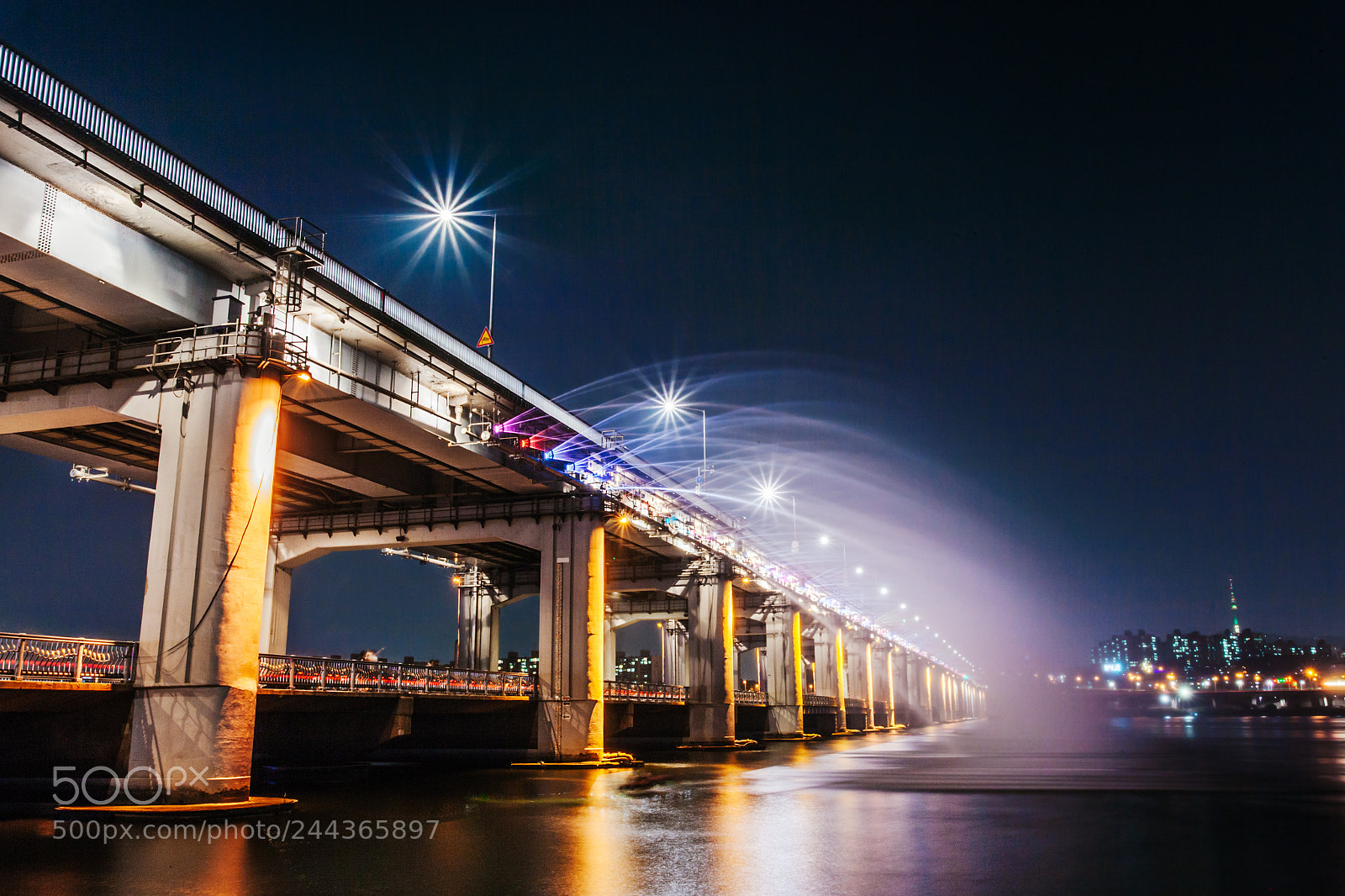 Canon EOS-1Ds Mark II sample photo. Banpo bridge photography