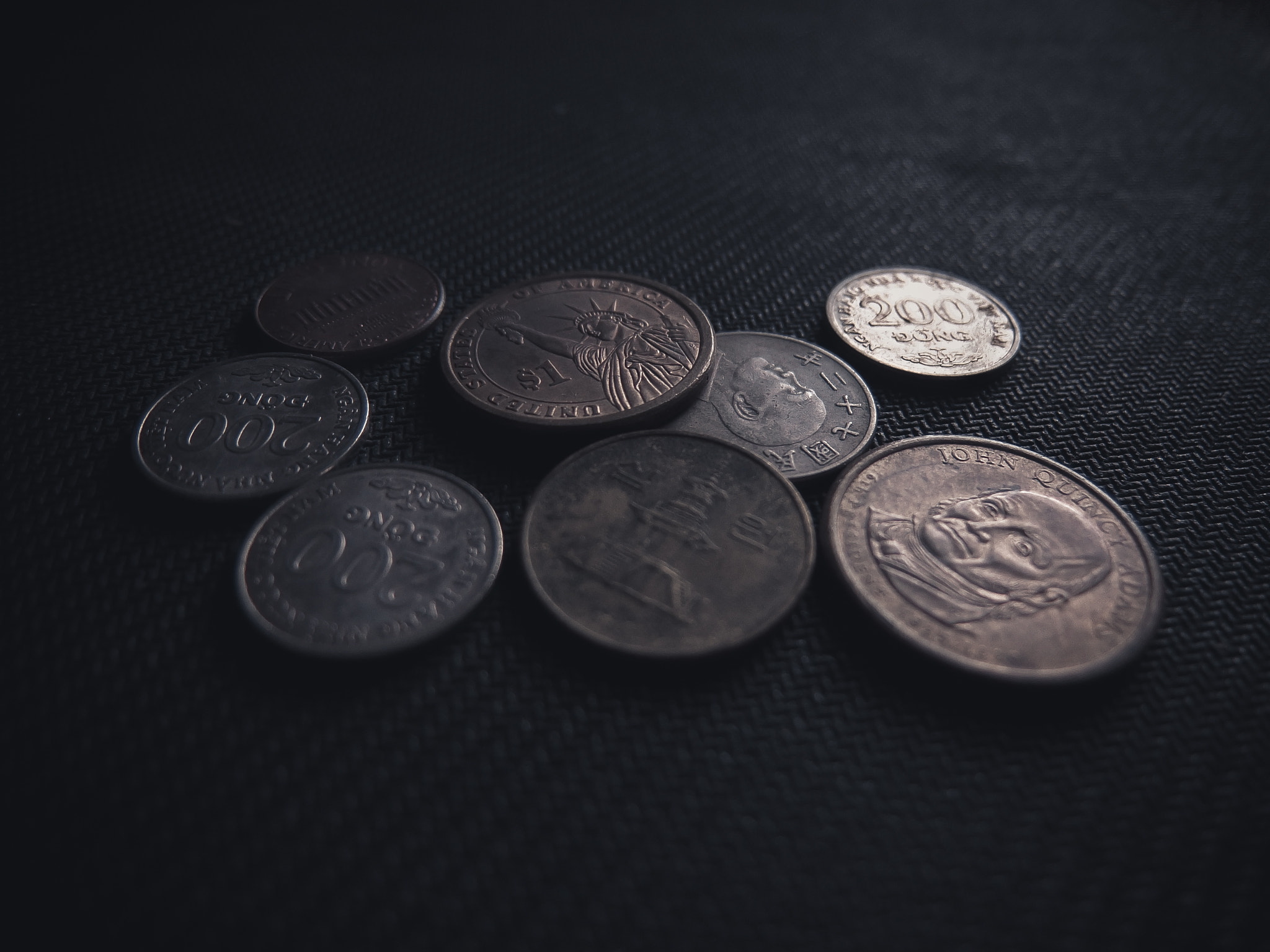 Fujifilm XF1 sample photo. Coin photography