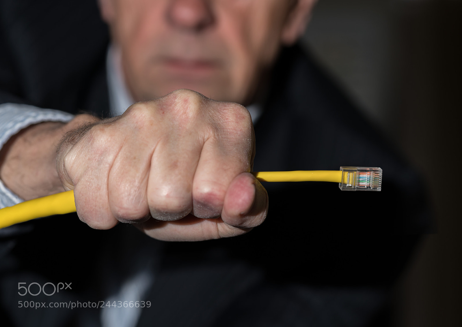 Sony a7R II sample photo. Senior executive choking internet photography