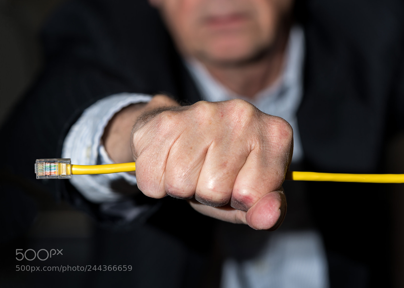 Sony a7R II sample photo. Senior executive choking internet photography