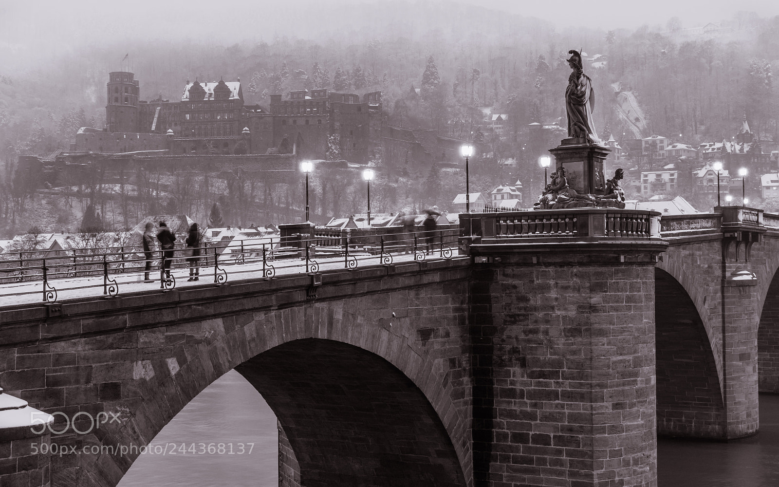 Nikon D5500 sample photo. Winter in heidelberg photography