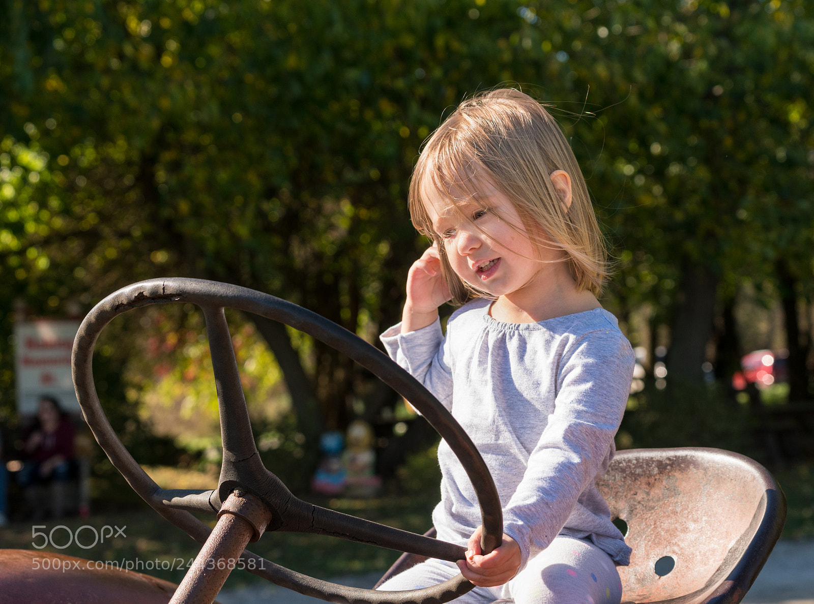 Sony a7R II sample photo. Young girl driving an photography