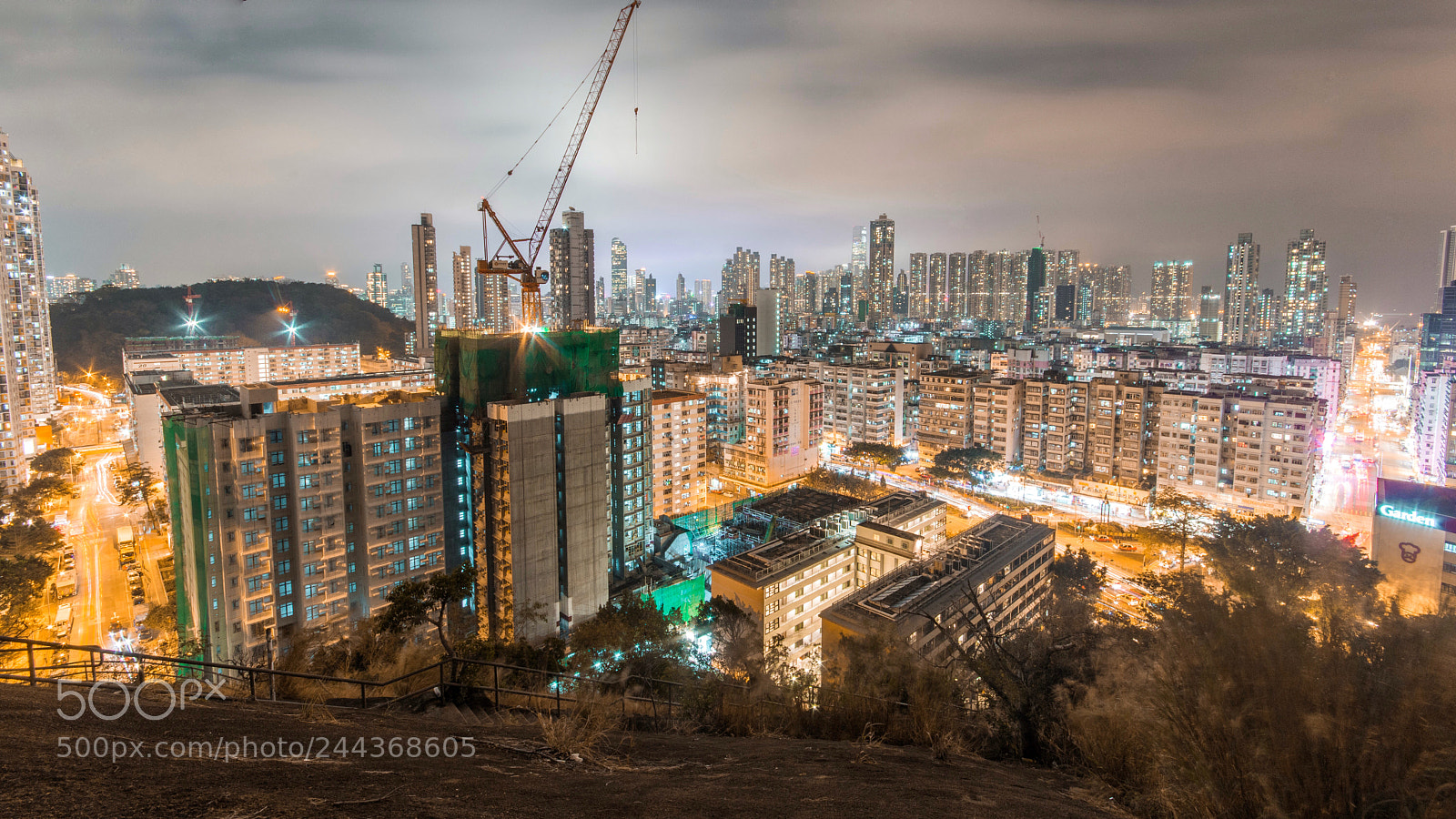Nikon D7200 sample photo. Hongkong 嘉頓山 nightview photography