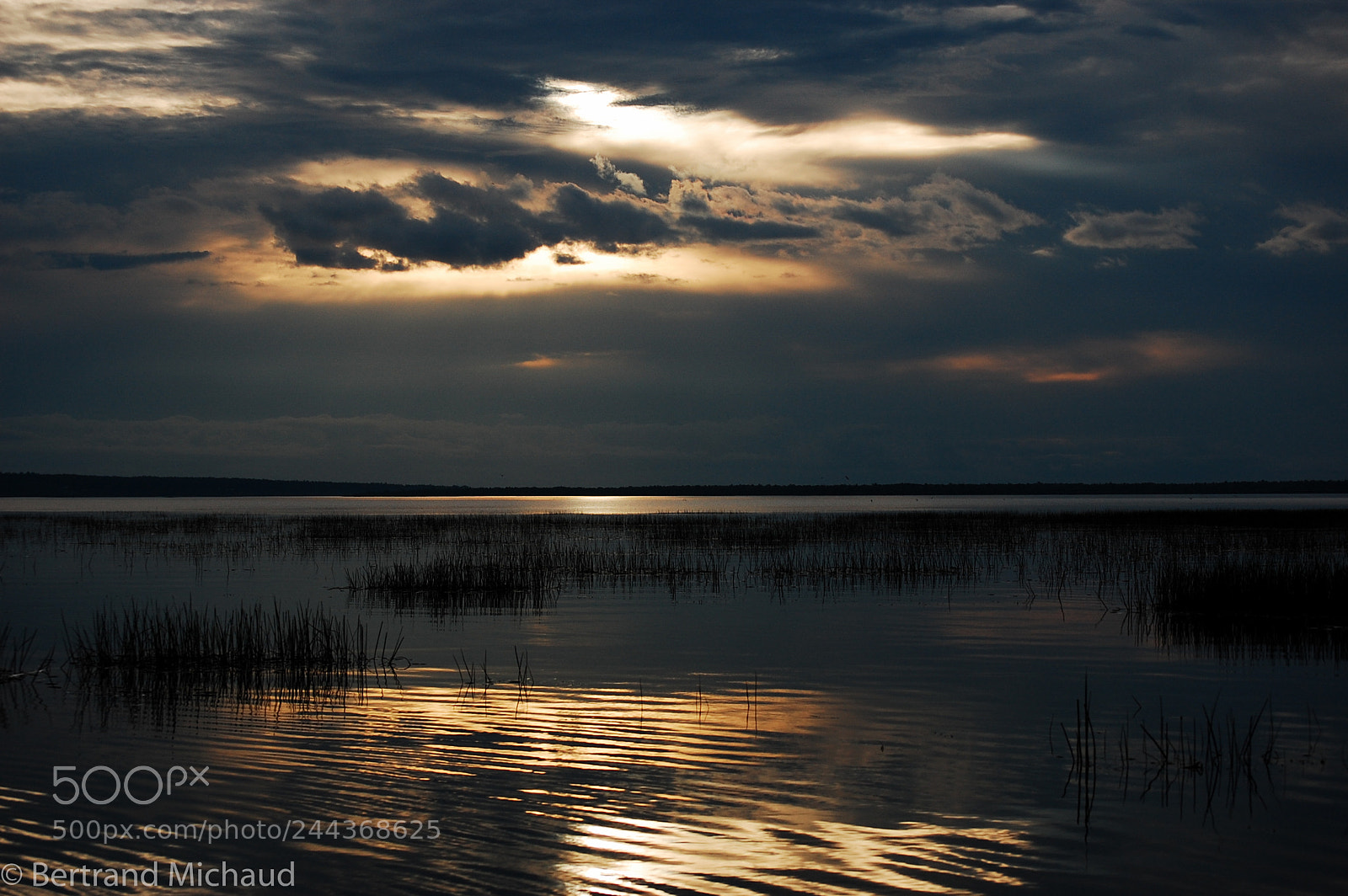 Nikon D40 sample photo. Dark moody sunset over photography