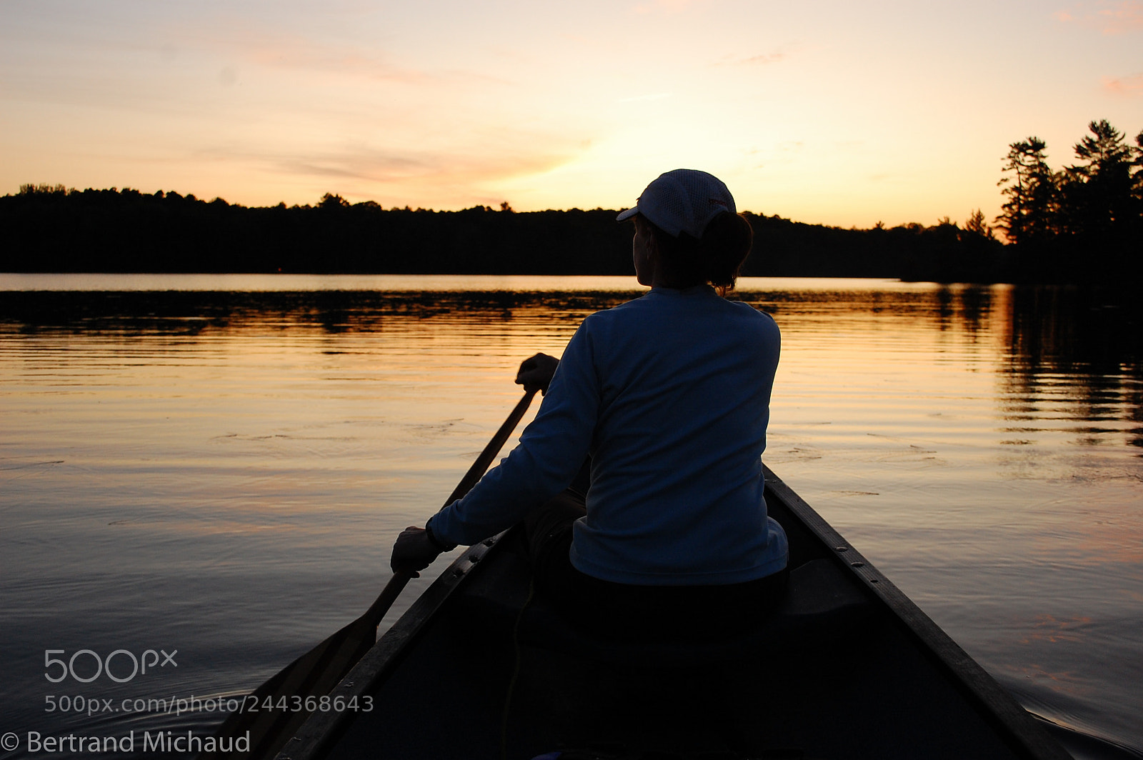 Nikon D40 sample photo. Paddling at bon echo photography