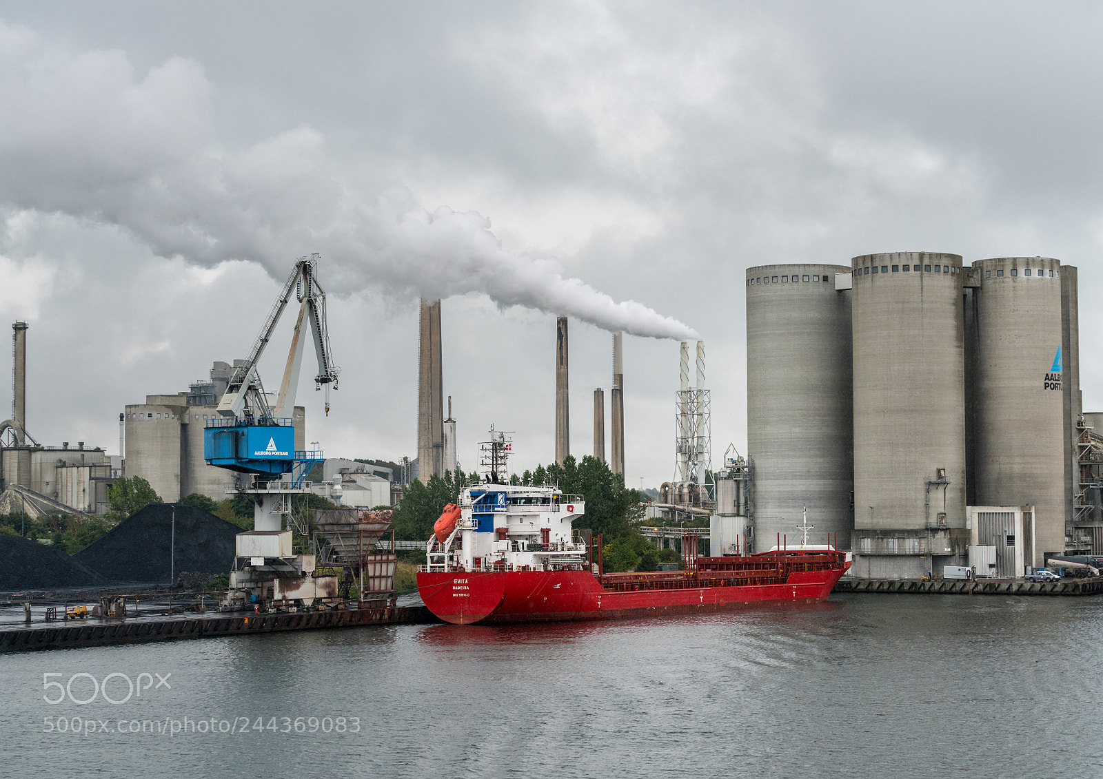 Sony a7R II sample photo. Aalborg portland cement factory photography