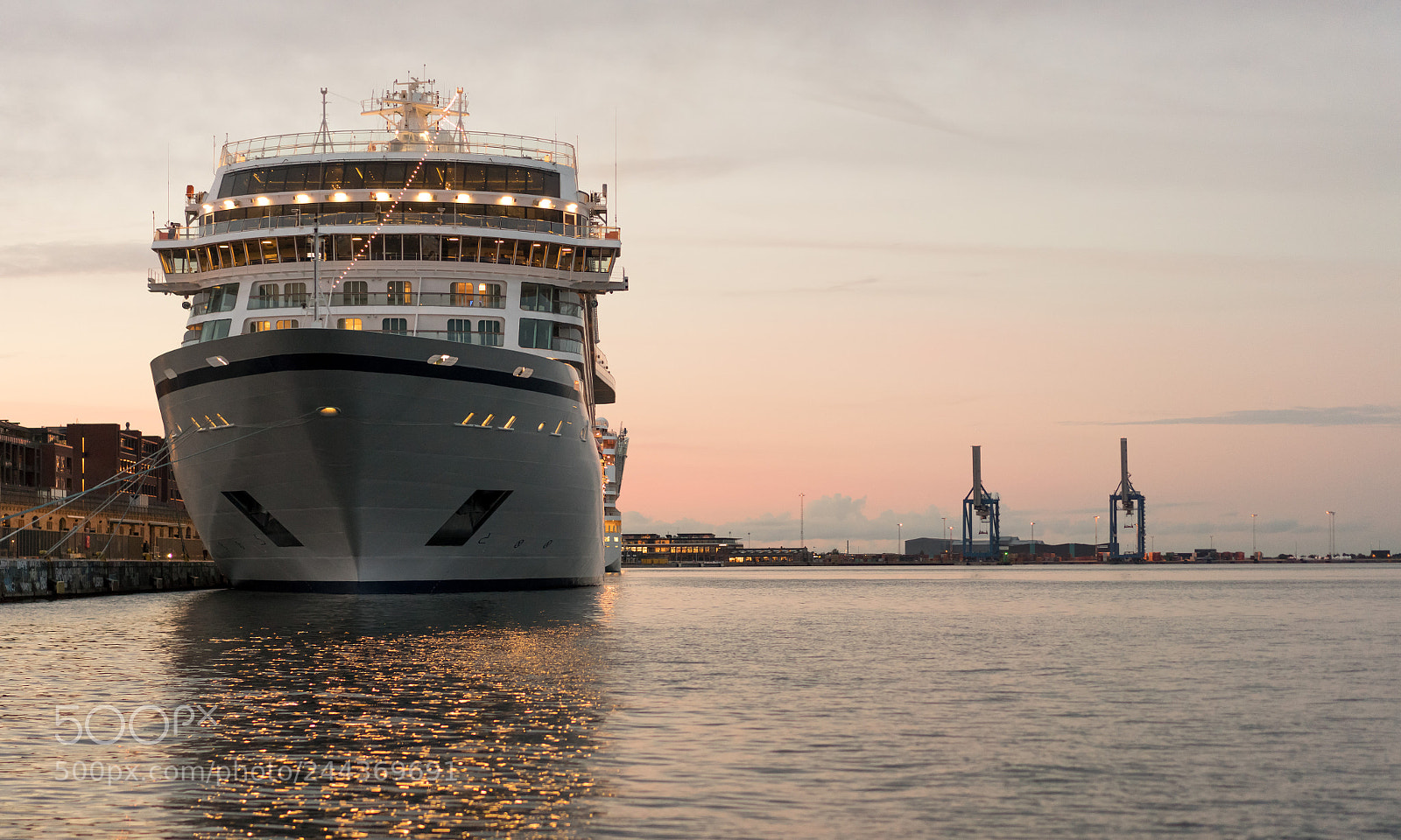 Sony a7R II sample photo. Prow of cruise ship photography
