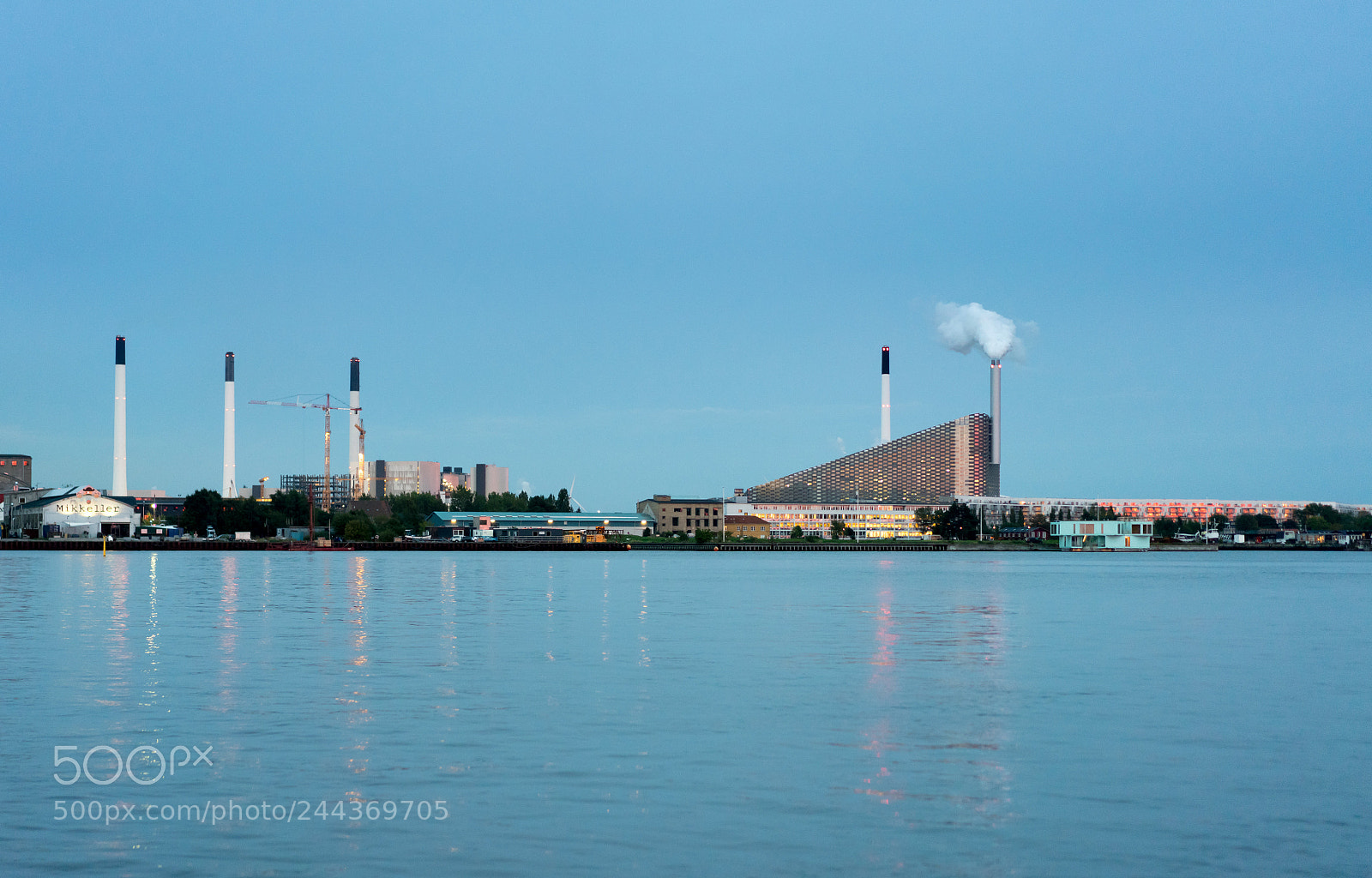 Sony a7R II sample photo. Amager power station and photography