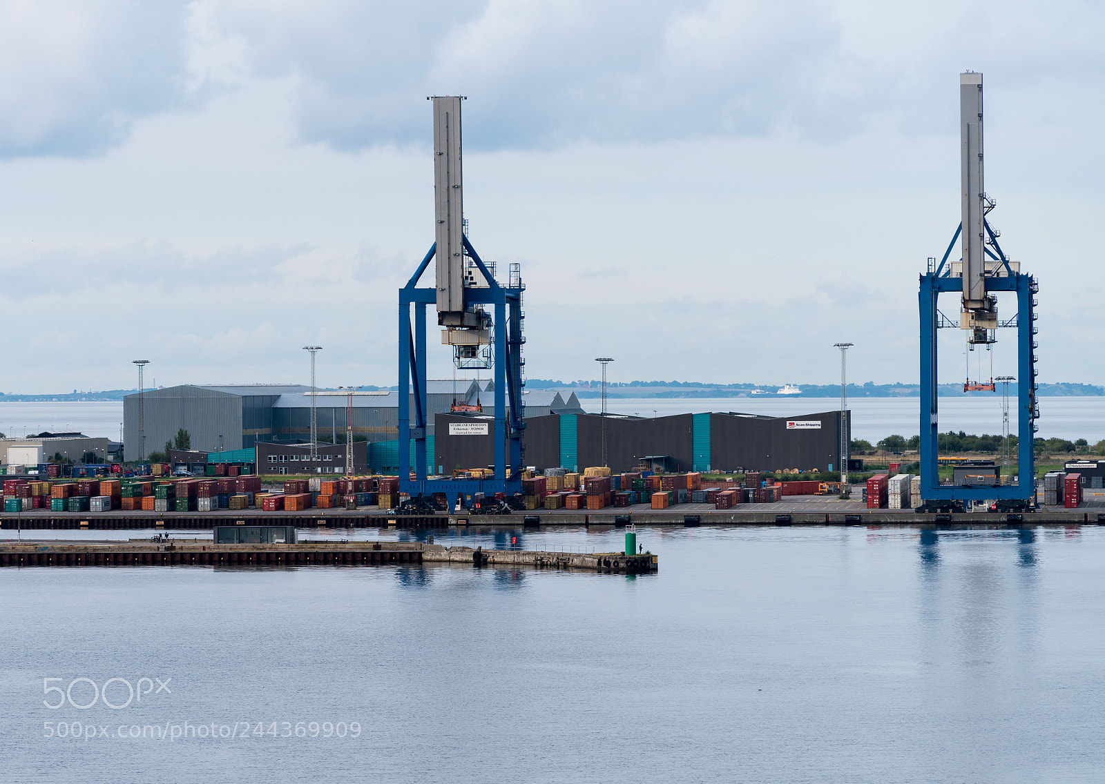 Sony a7R II sample photo. Dockside cranes in copenhagen photography