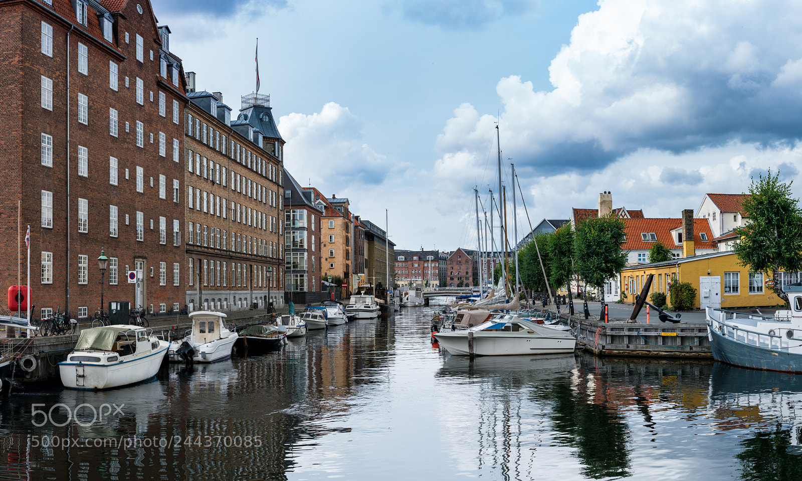 Sony a7R II sample photo. Christianshavns kanal in copenhagen photography