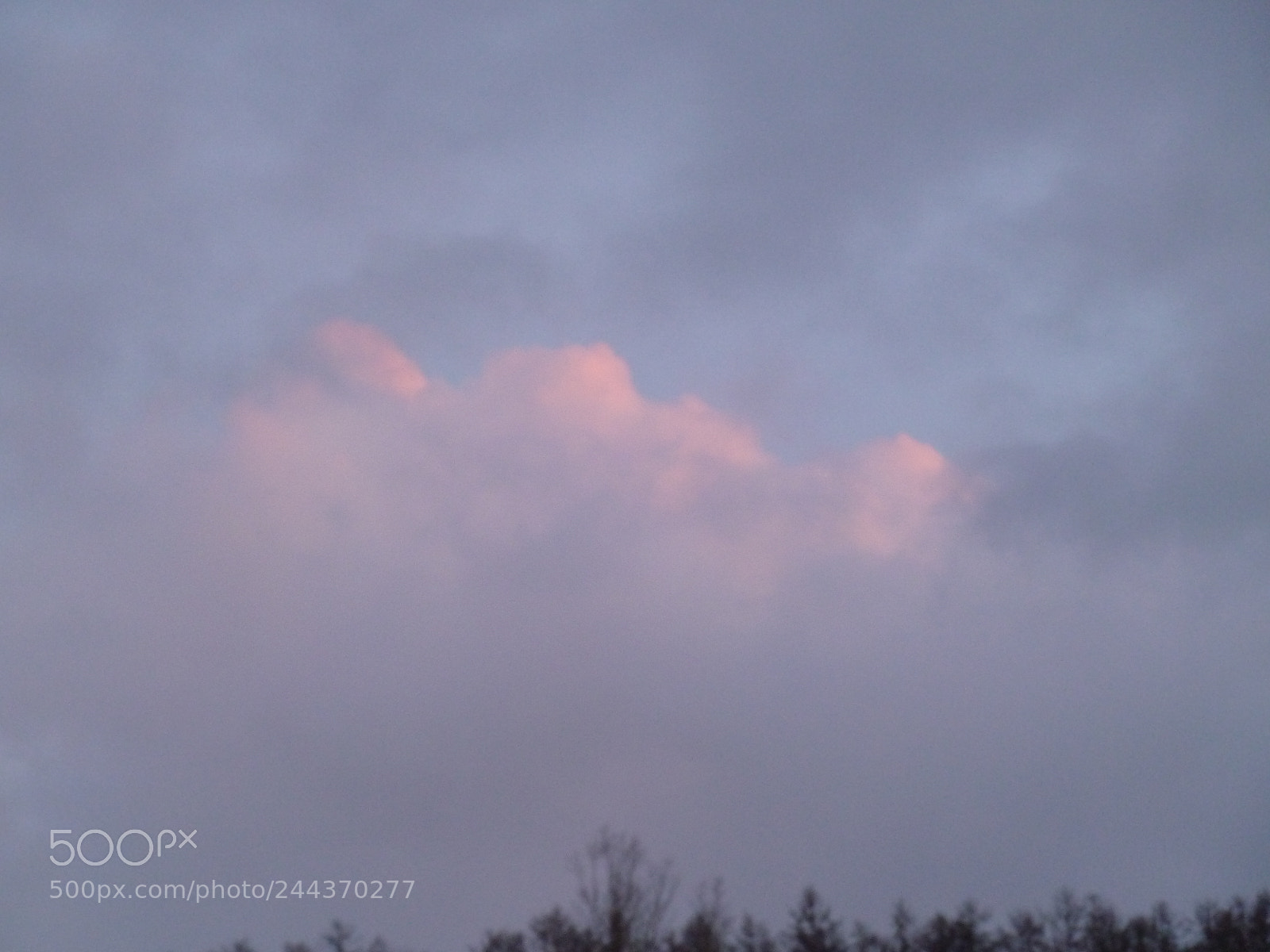 Panasonic Lumix DMC-ZS5 (Lumix DMC-TZ8) sample photo. Wolke im sonnenuntergang photography