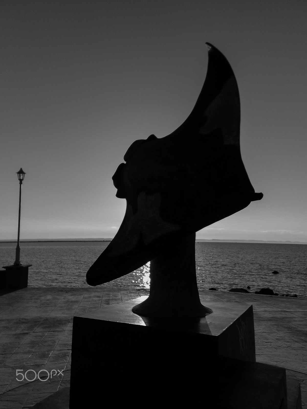 Nikon Coolpix S3100 sample photo. Manta statue in la paz mexico photography