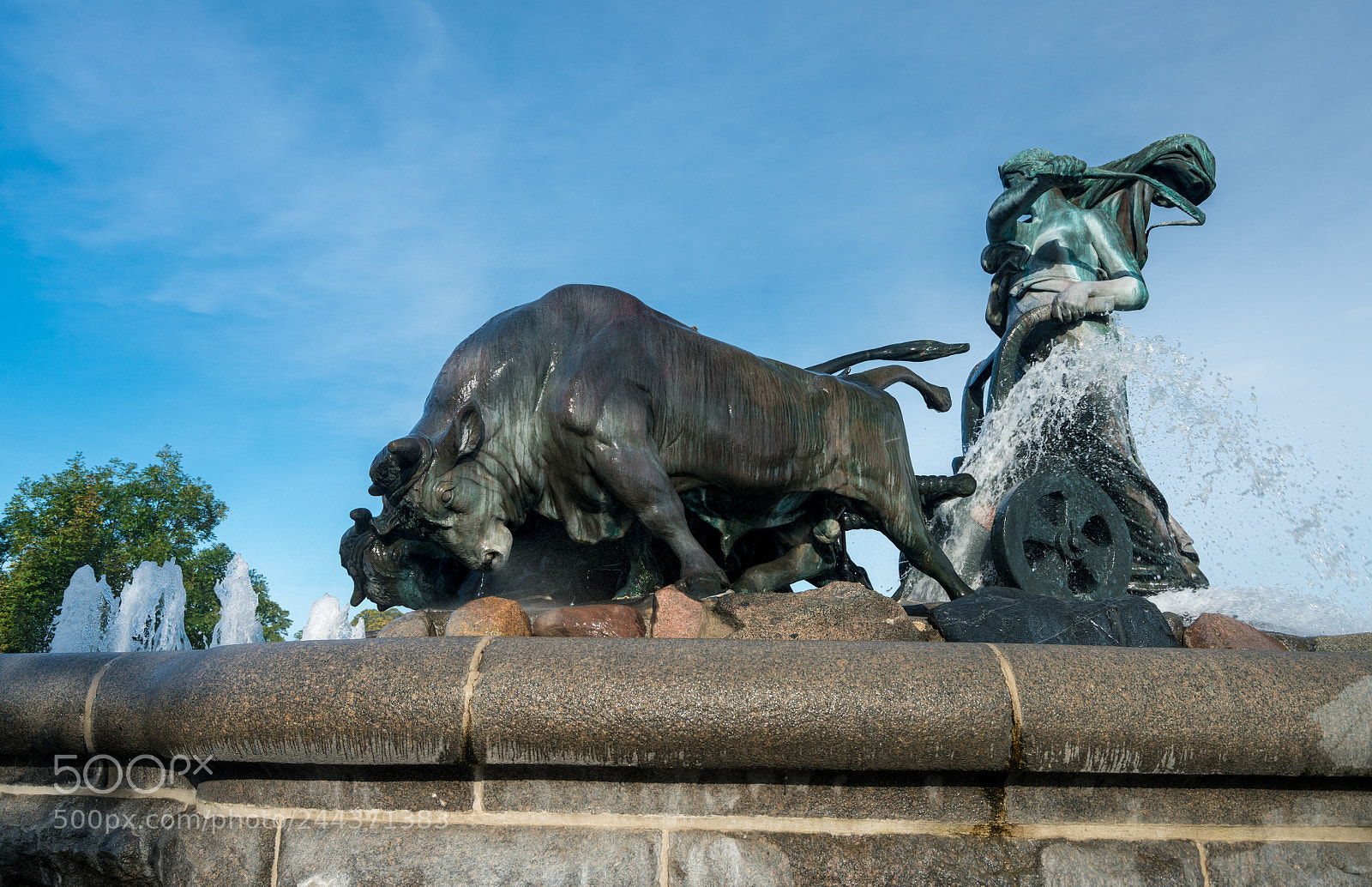 Sony a7R II sample photo. Gefion fountain opened 1908 photography