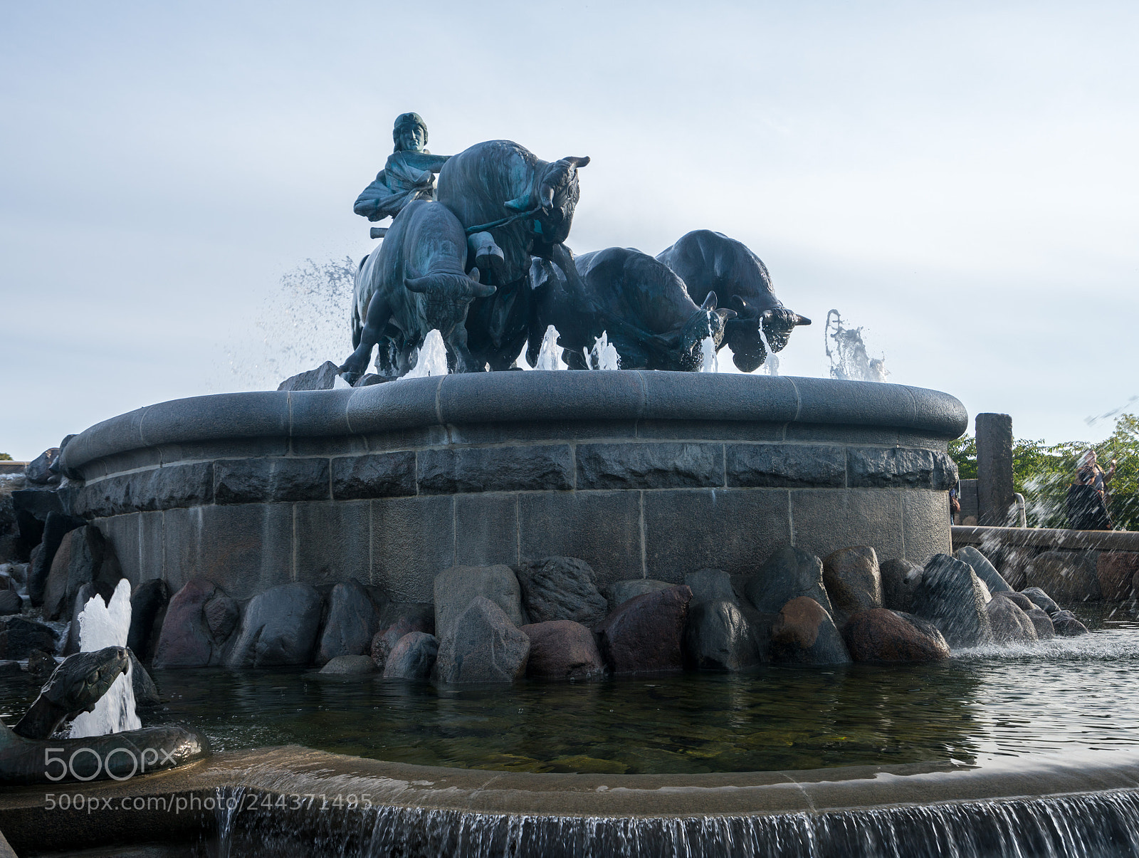 Sony a7R II sample photo. Gefion fountain opened 1908 photography
