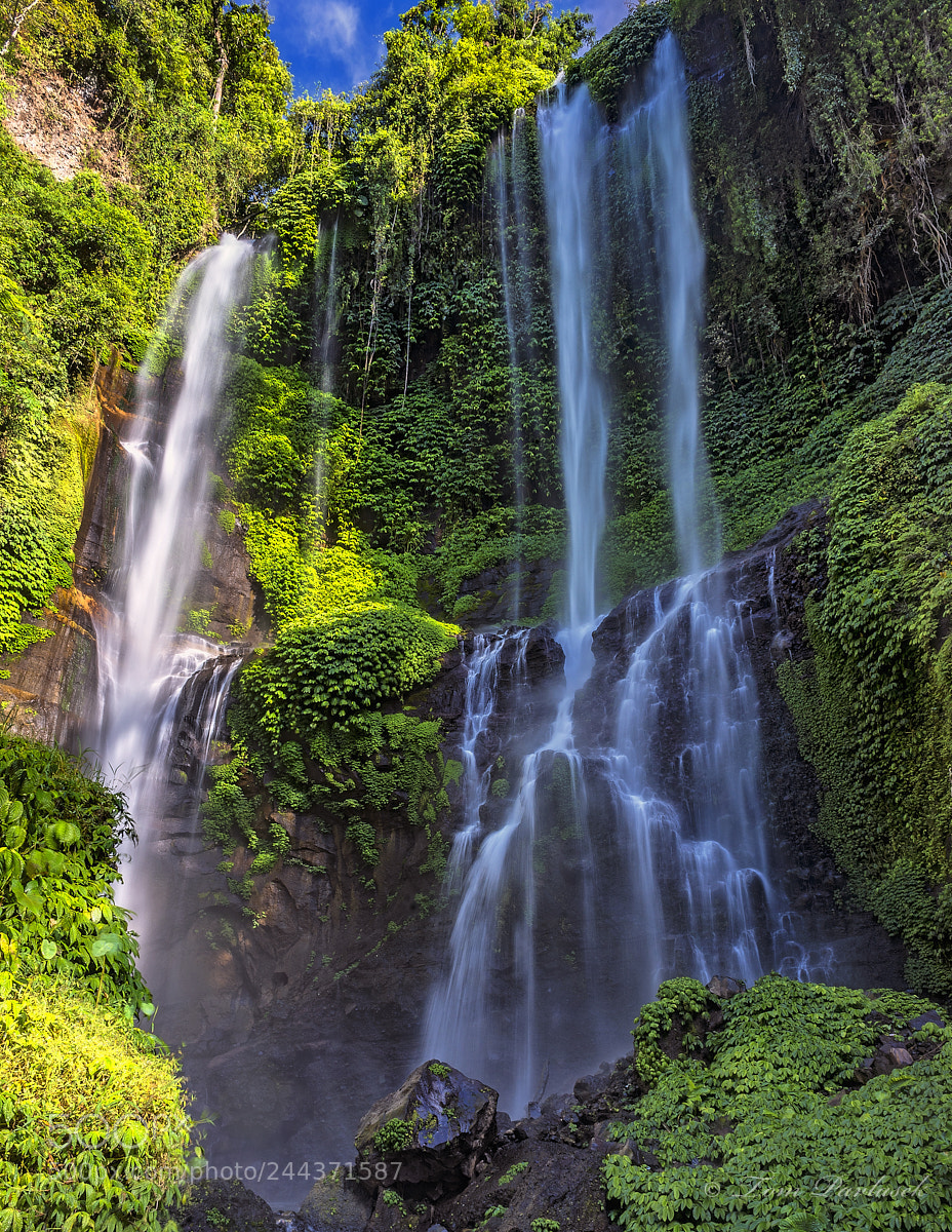 Nikon D600 sample photo. Sekumpul waterfall in summer photography