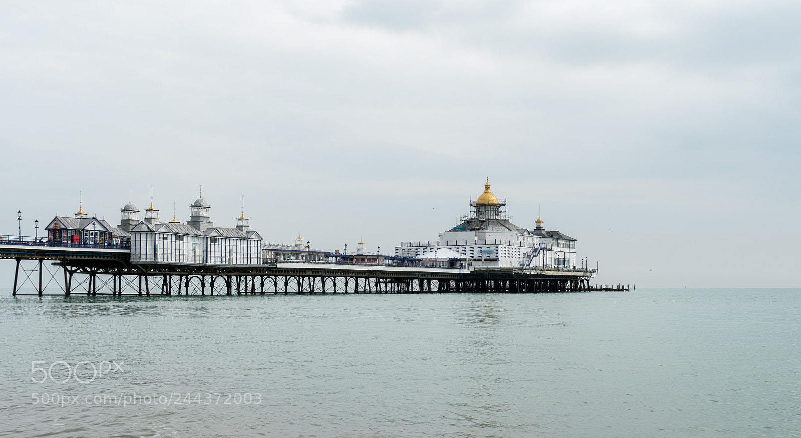 Sony a7R II sample photo. The pier under repair photography