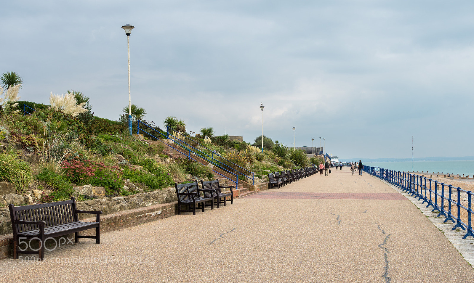 Sony a7R II sample photo. View towards pier in photography