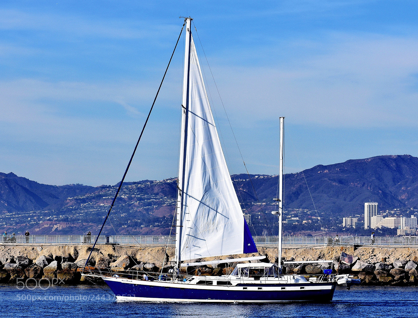 Nikon D7200 sample photo. Sailboat cruising marina channels photography