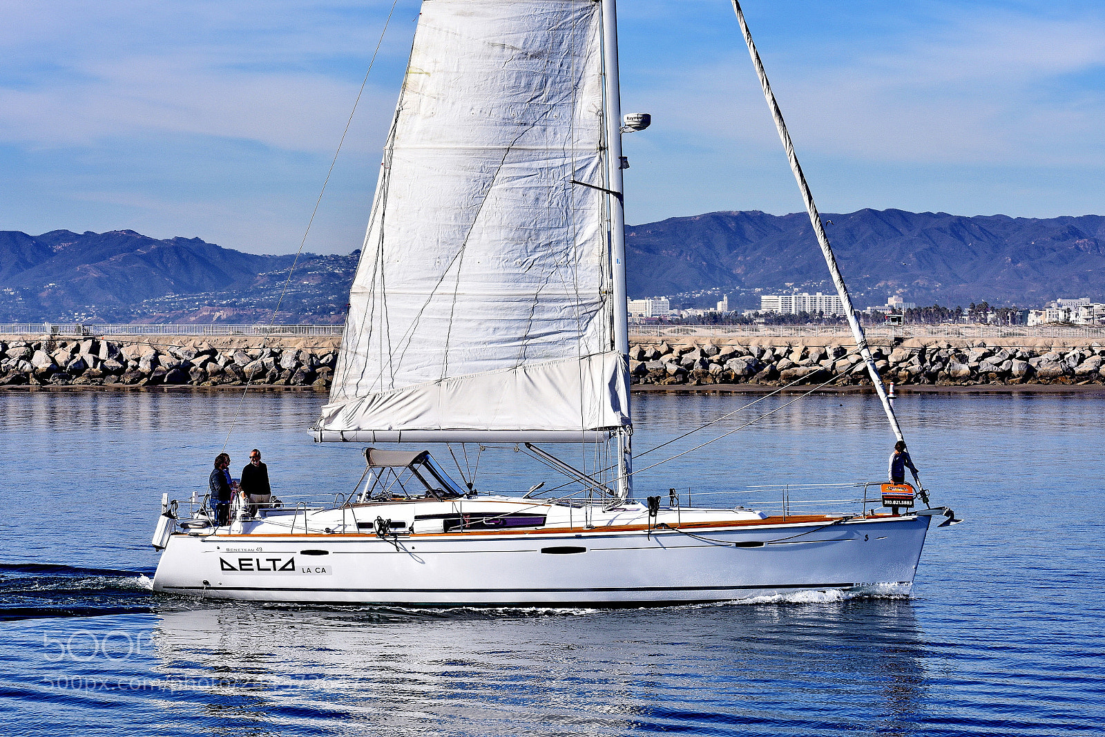 Nikon D7200 sample photo. Sailboat cruising marina channels photography