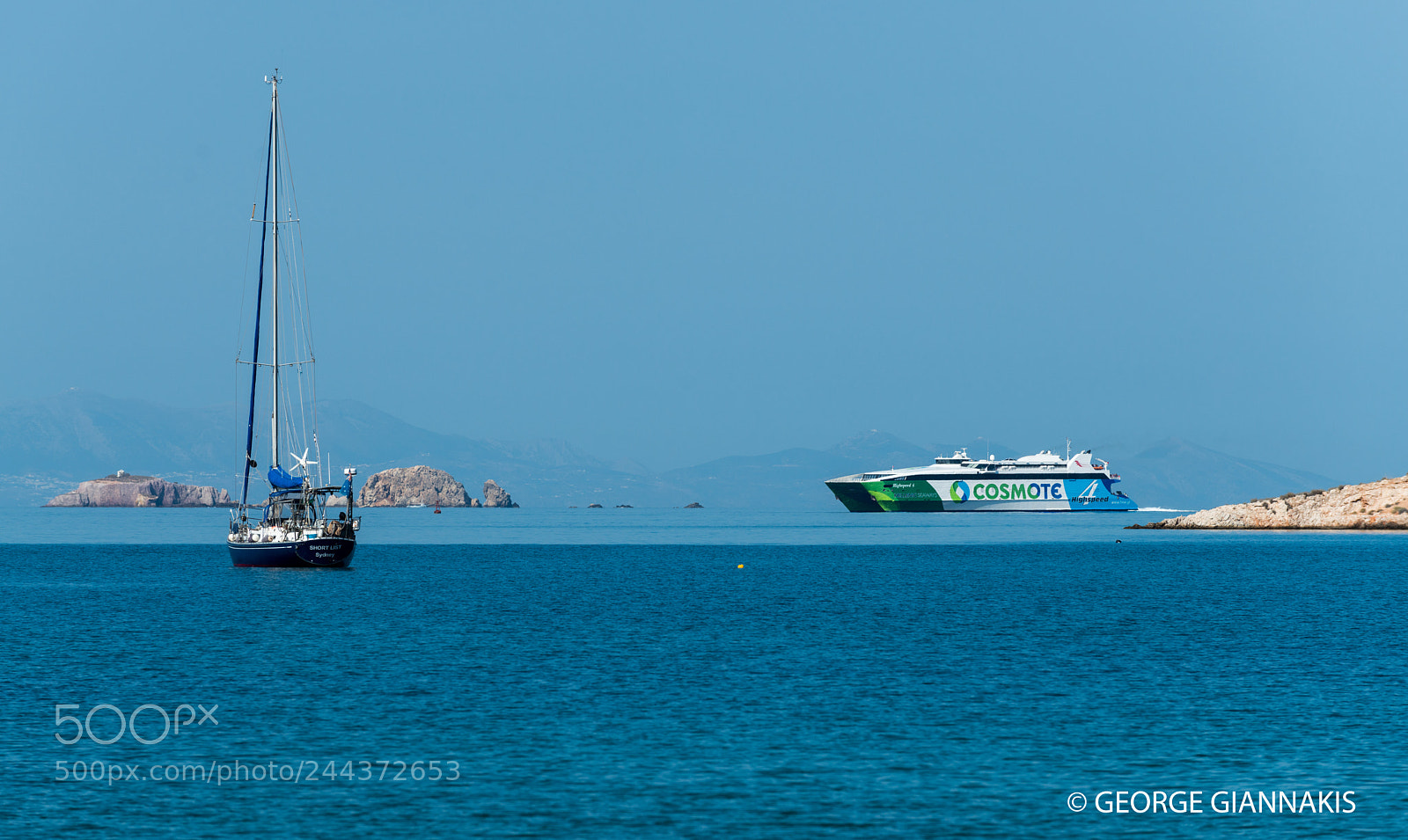 Nikon D800 sample photo. Paros port photography