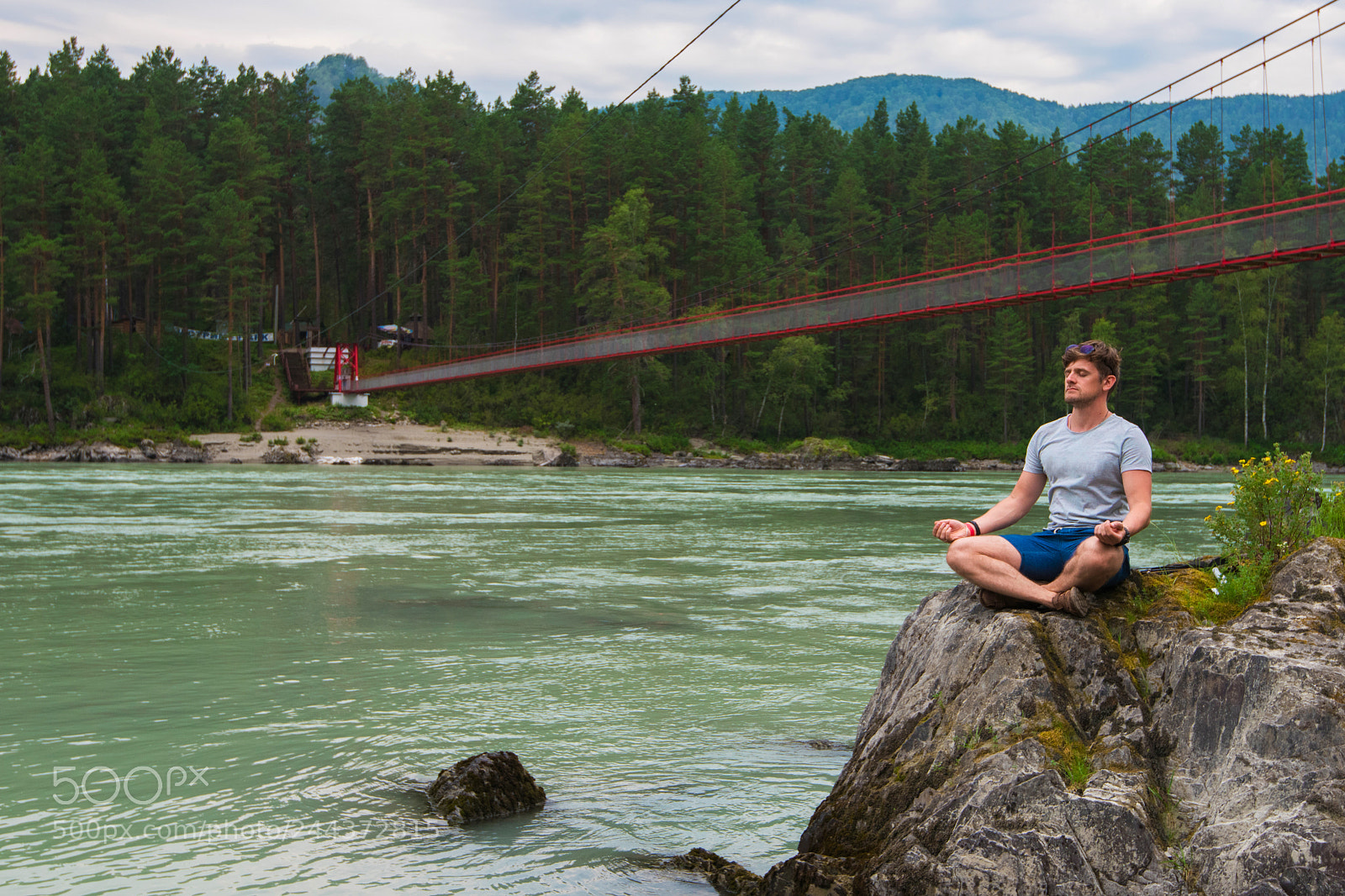 Nikon D810 sample photo. At riverbank of mountain photography
