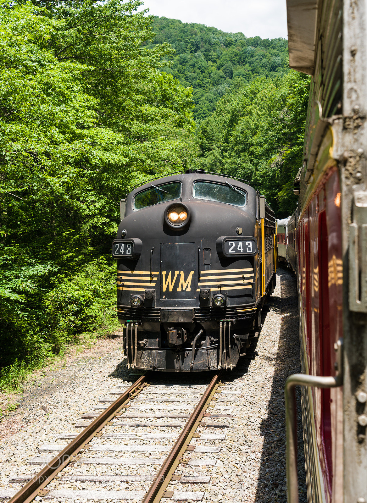 Sony a7R II sample photo. Tygart flyer antique train photography
