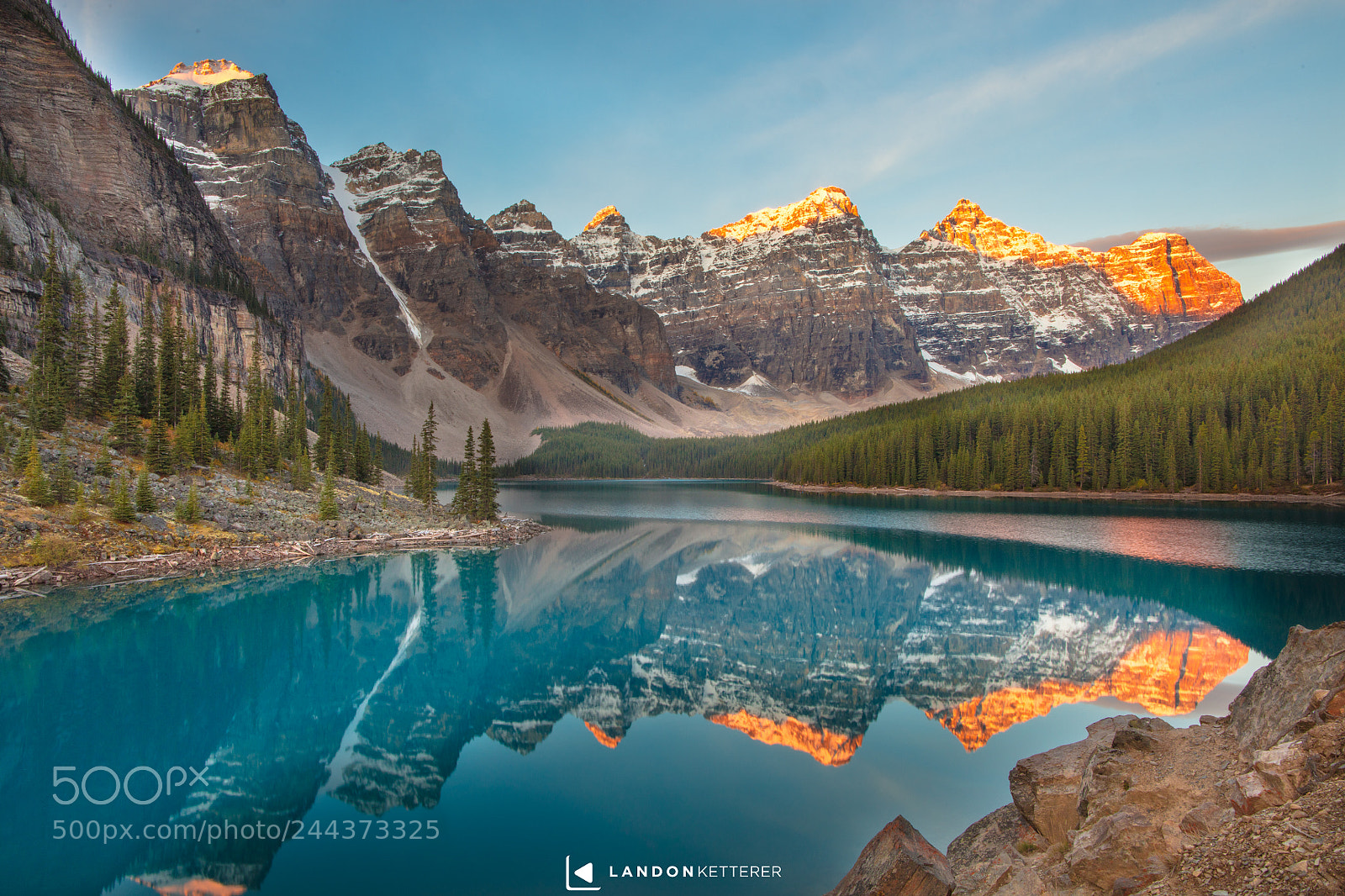 Canon EOS 5DS sample photo. Moraine sunrise iii photography