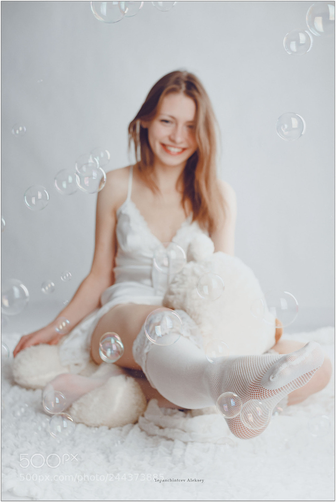 Canon EOS 60D sample photo. Girl with teddy bear photography
