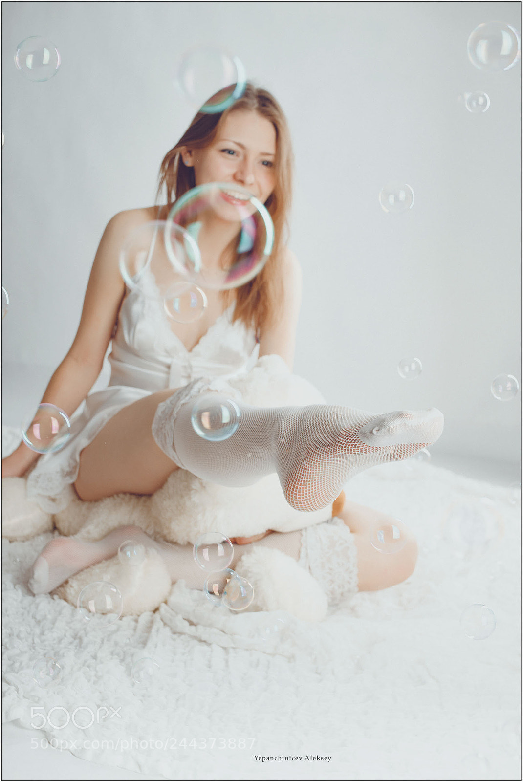 Canon EOS 60D sample photo. Girl with teddy bear photography
