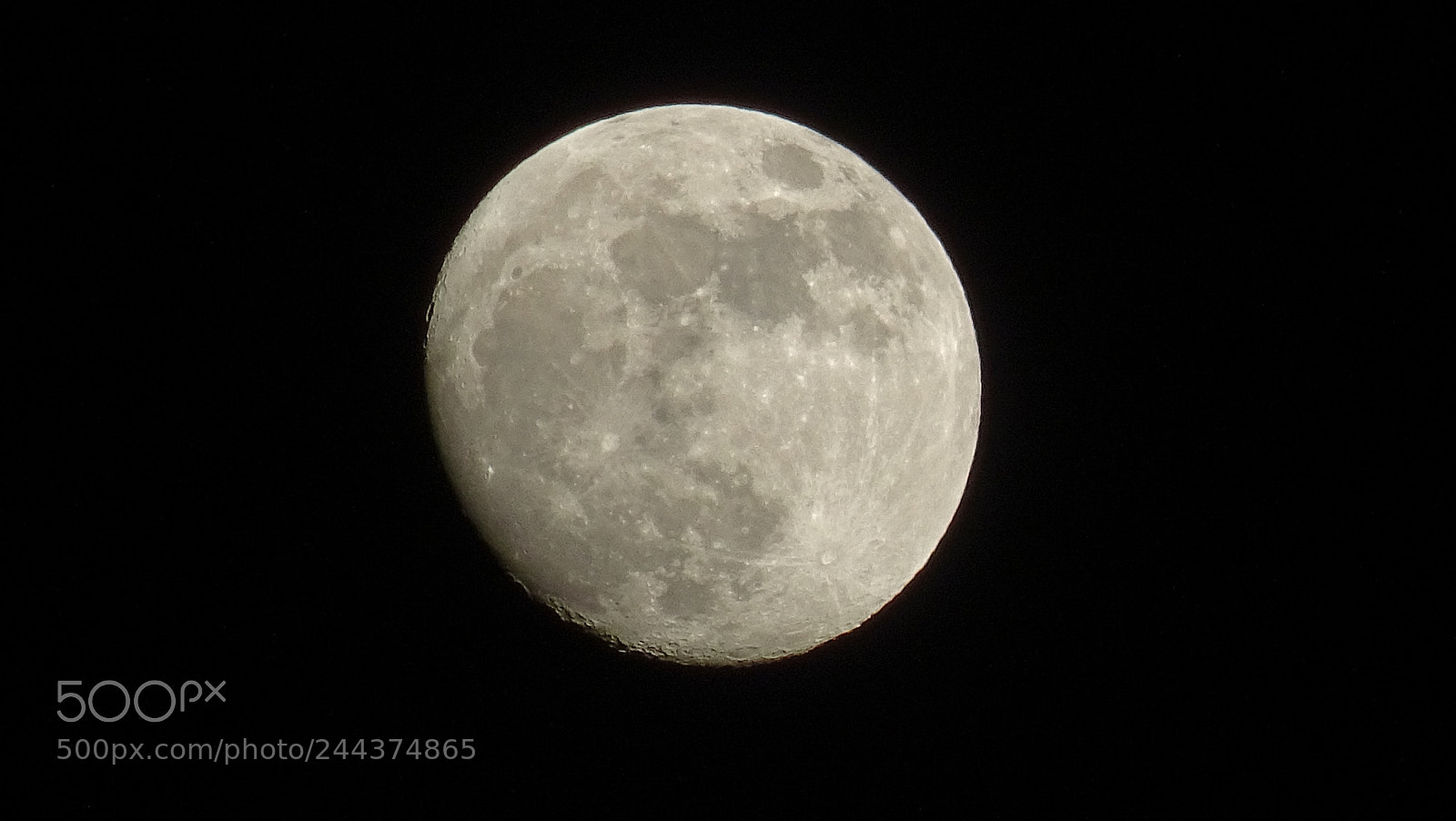Sony DSC-HX60 sample photo. Moon from yesterday photography