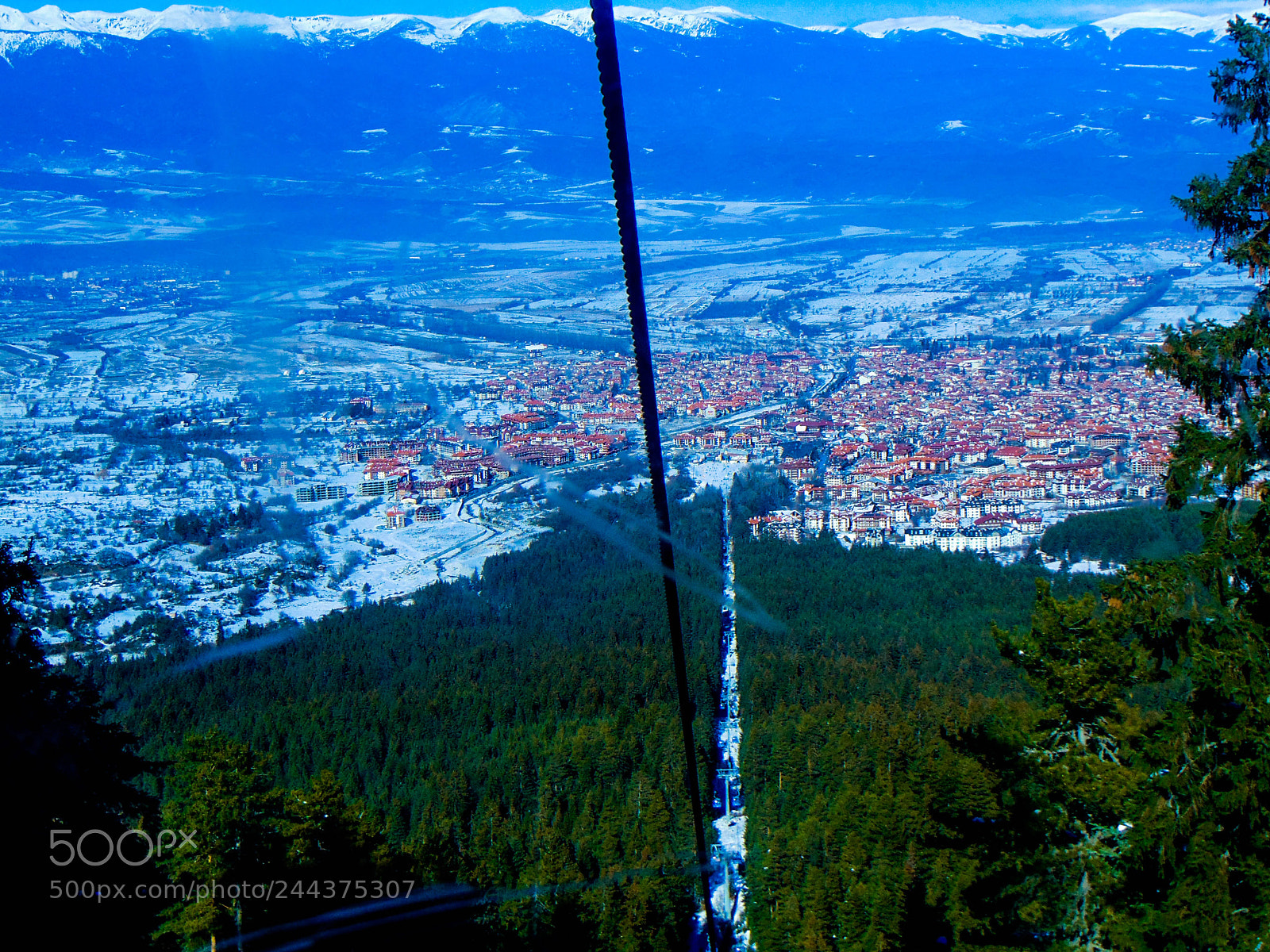 Sony Cyber-shot DSC-H300 sample photo. Cable lift bansko photography