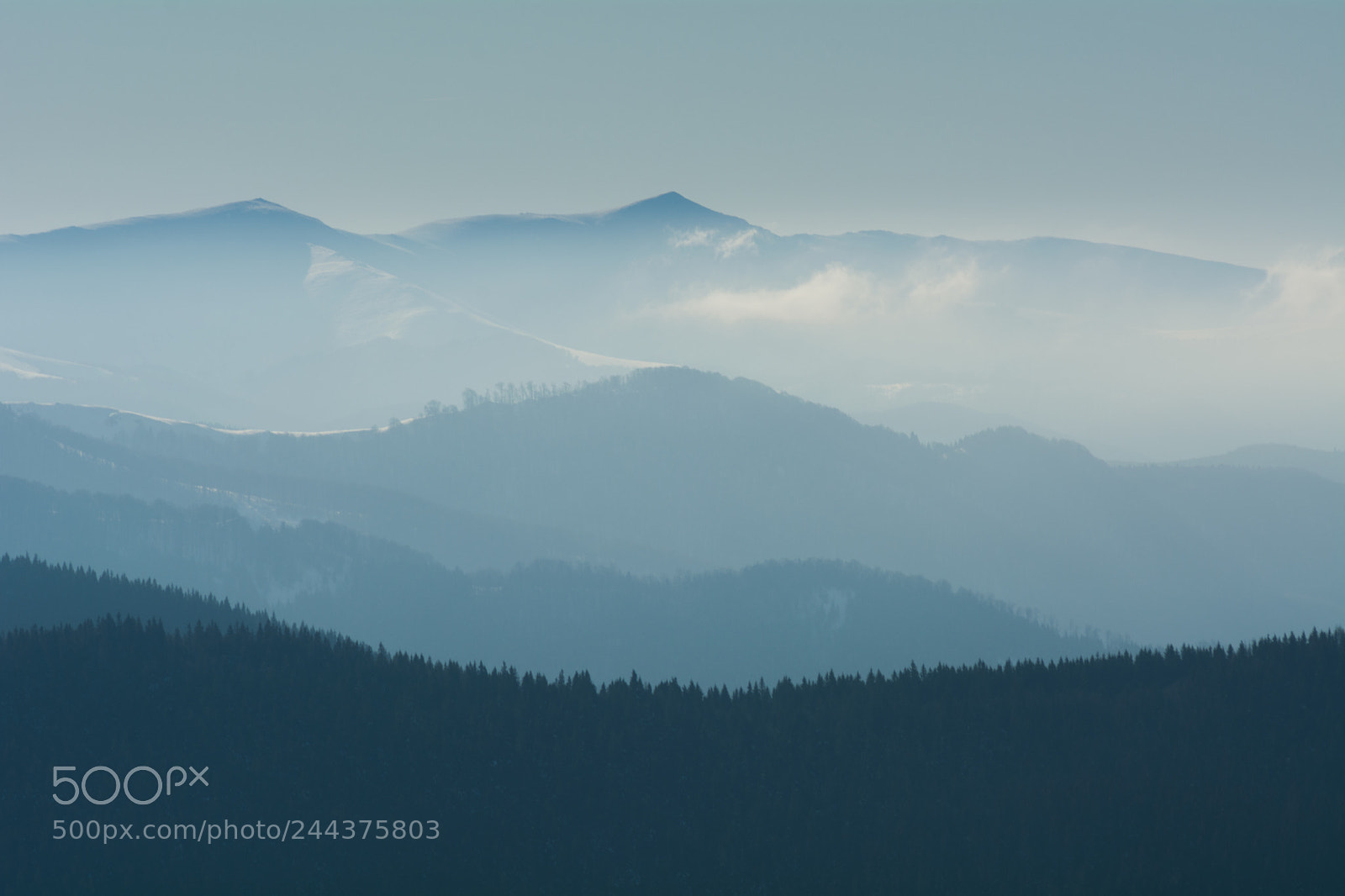 Nikon D7100 sample photo. Layers of mountains photography
