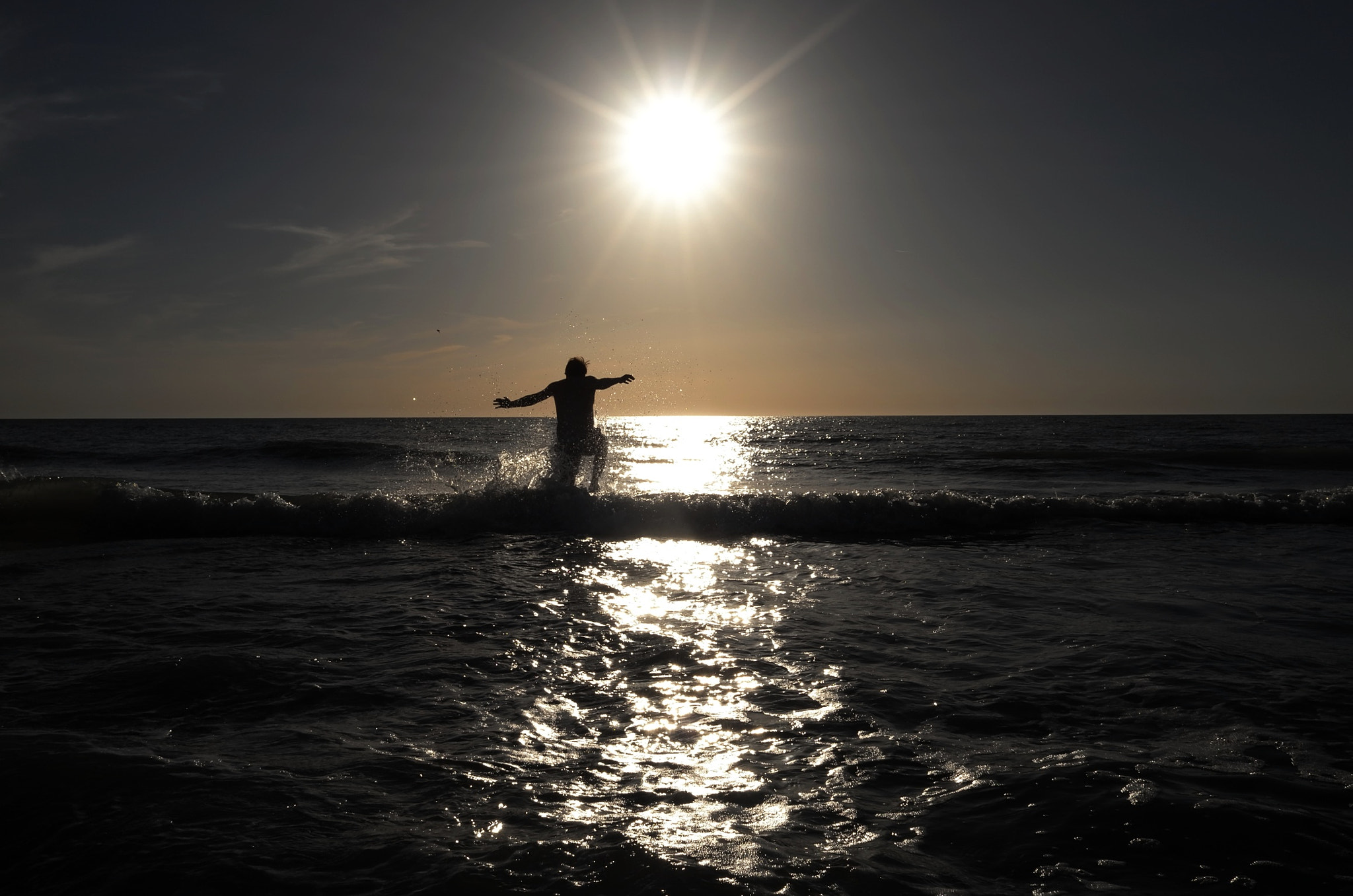 Leica X-U (Typ 113) sample photo. Sunset swimming photography