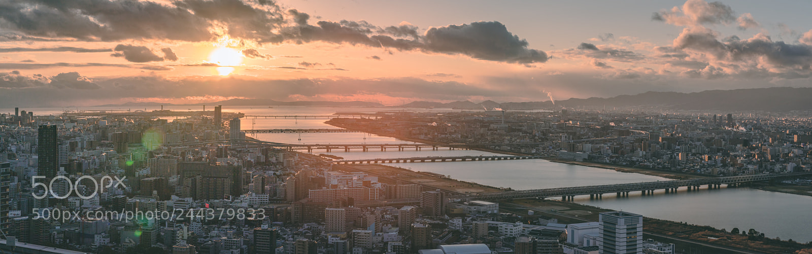 Sony a9 sample photo. Umeda sky building sunset photography