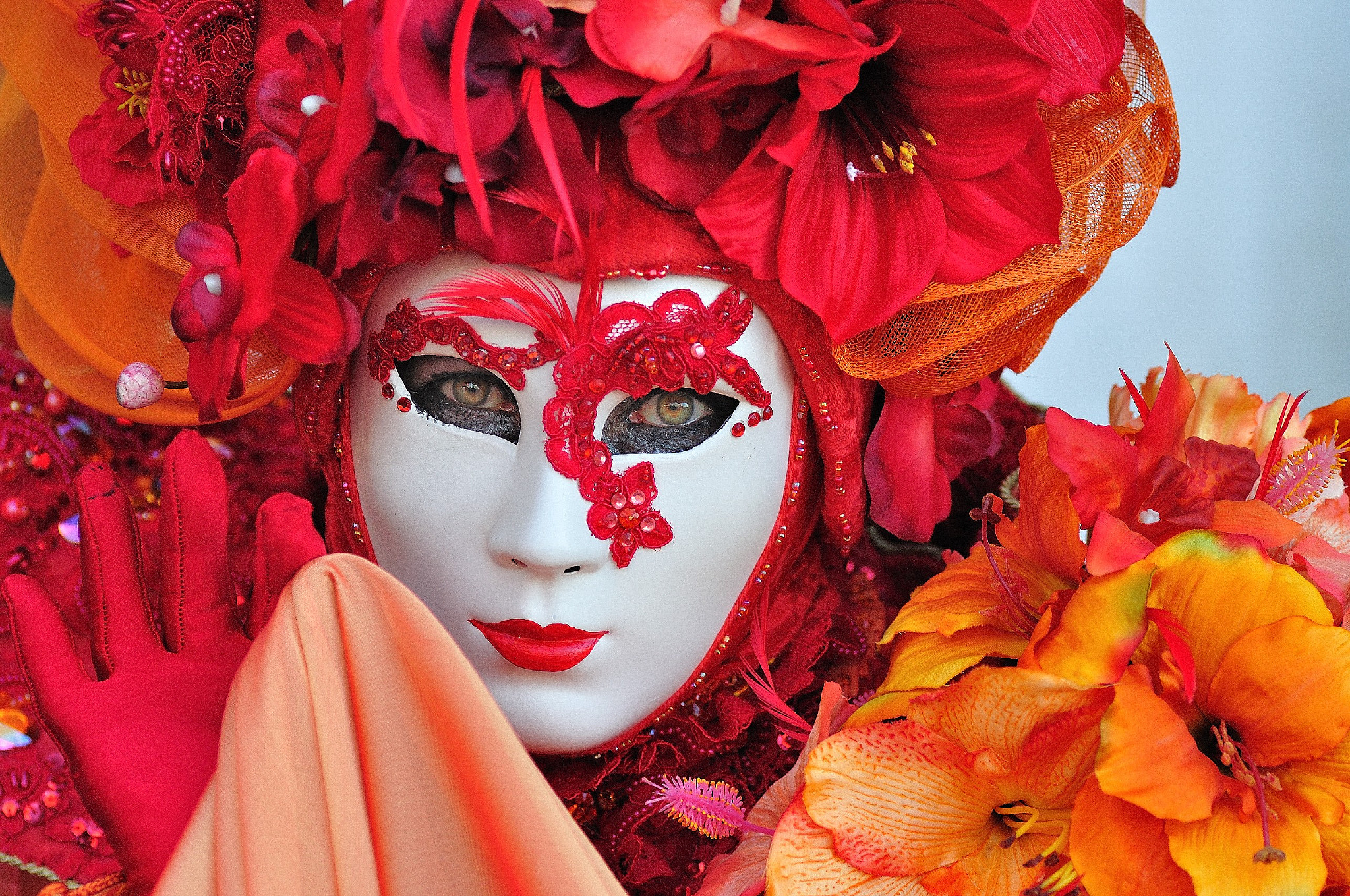 Nikon D90 sample photo. Venice carnival photography