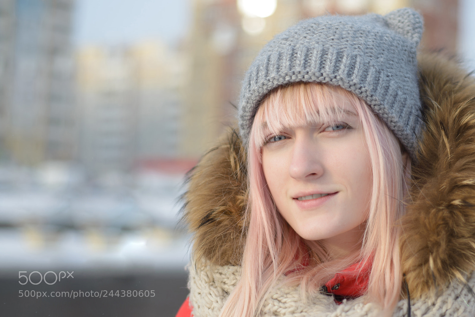 Nikon D610 sample photo. Winter girl photography