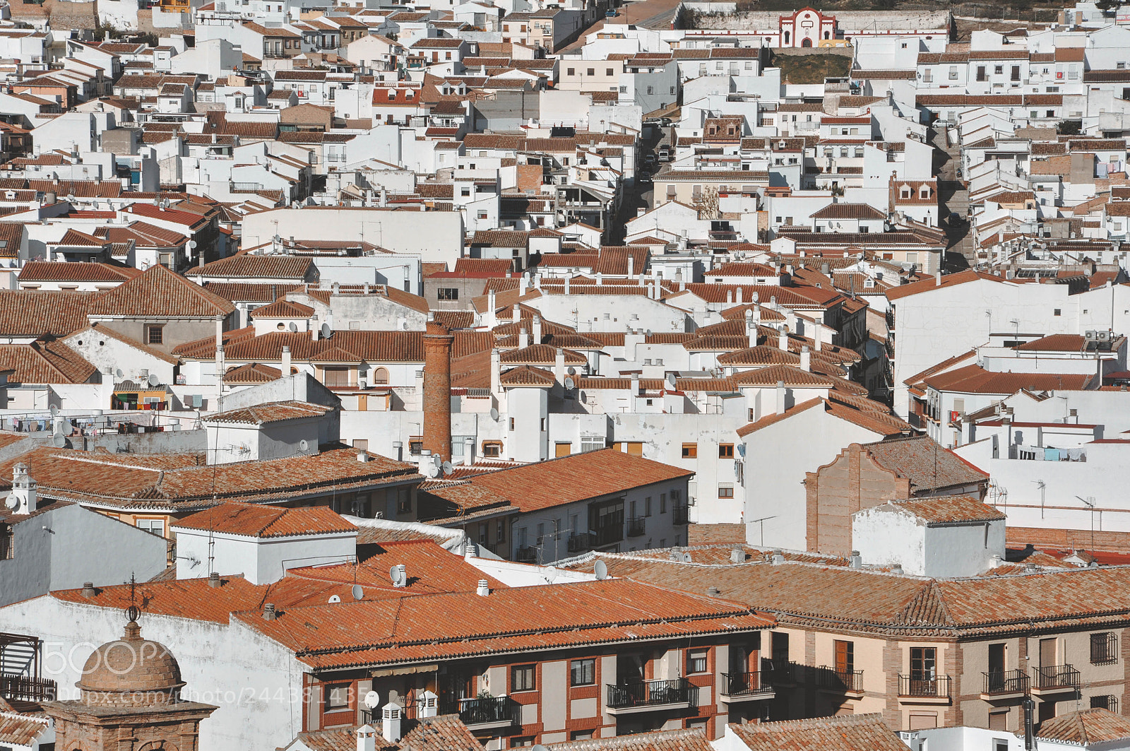 Nikon D90 sample photo. Antquera roofs photography