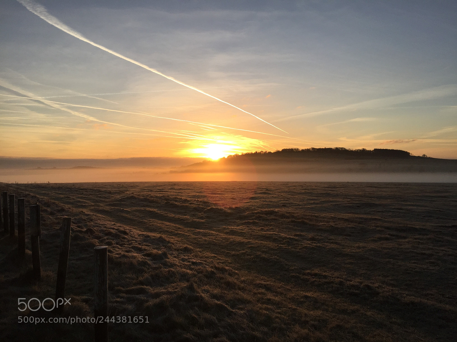 Apple iPhone 6 sample photo. Salisbury plain at dawn photography