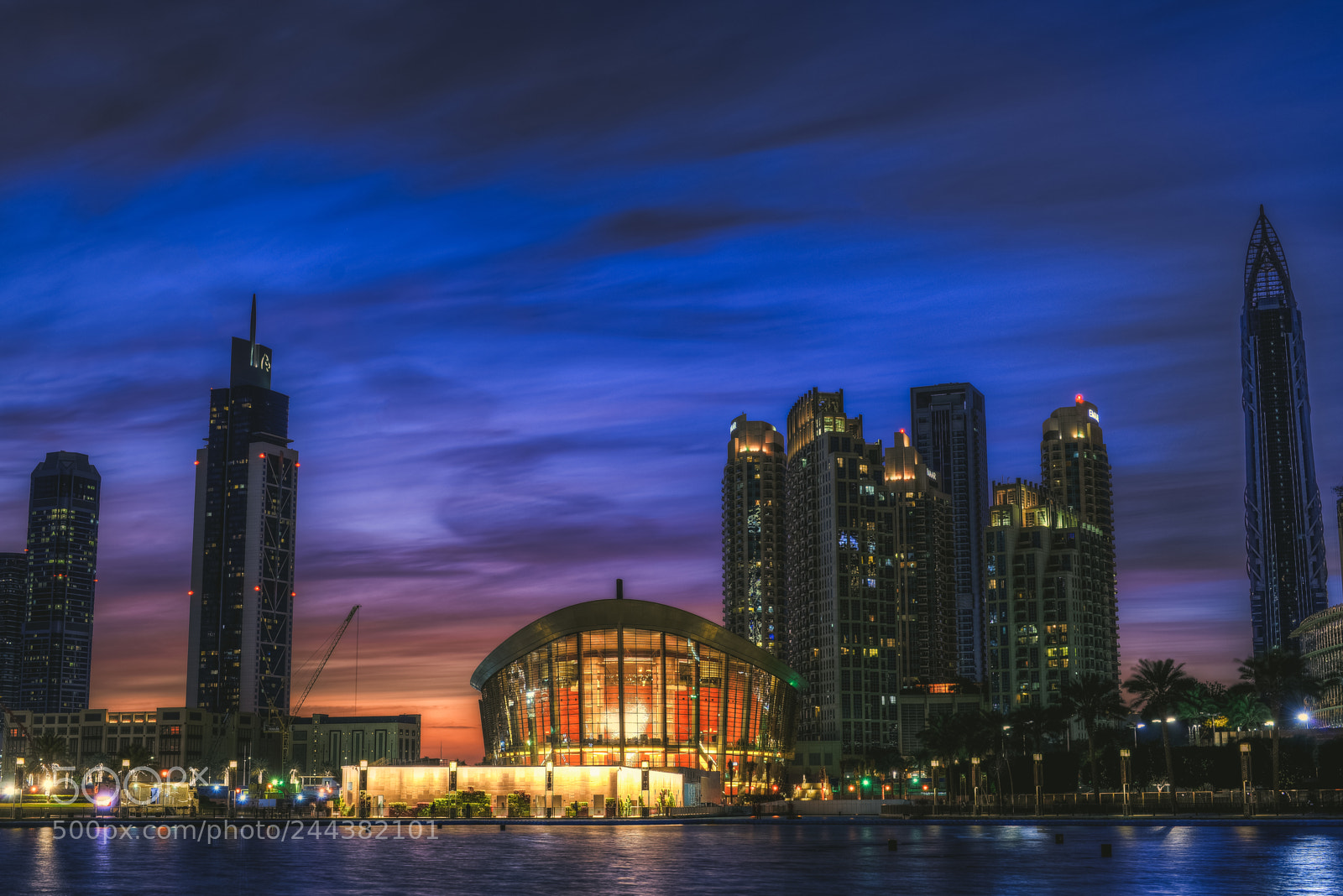Nikon D610 sample photo. Dubai opera photography
