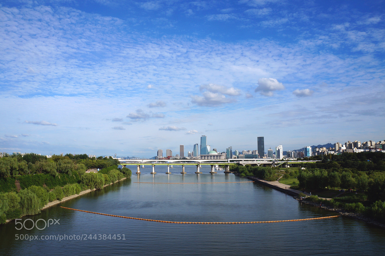 Sony Alpha NEX-F3 sample photo. Seoul skyline photography