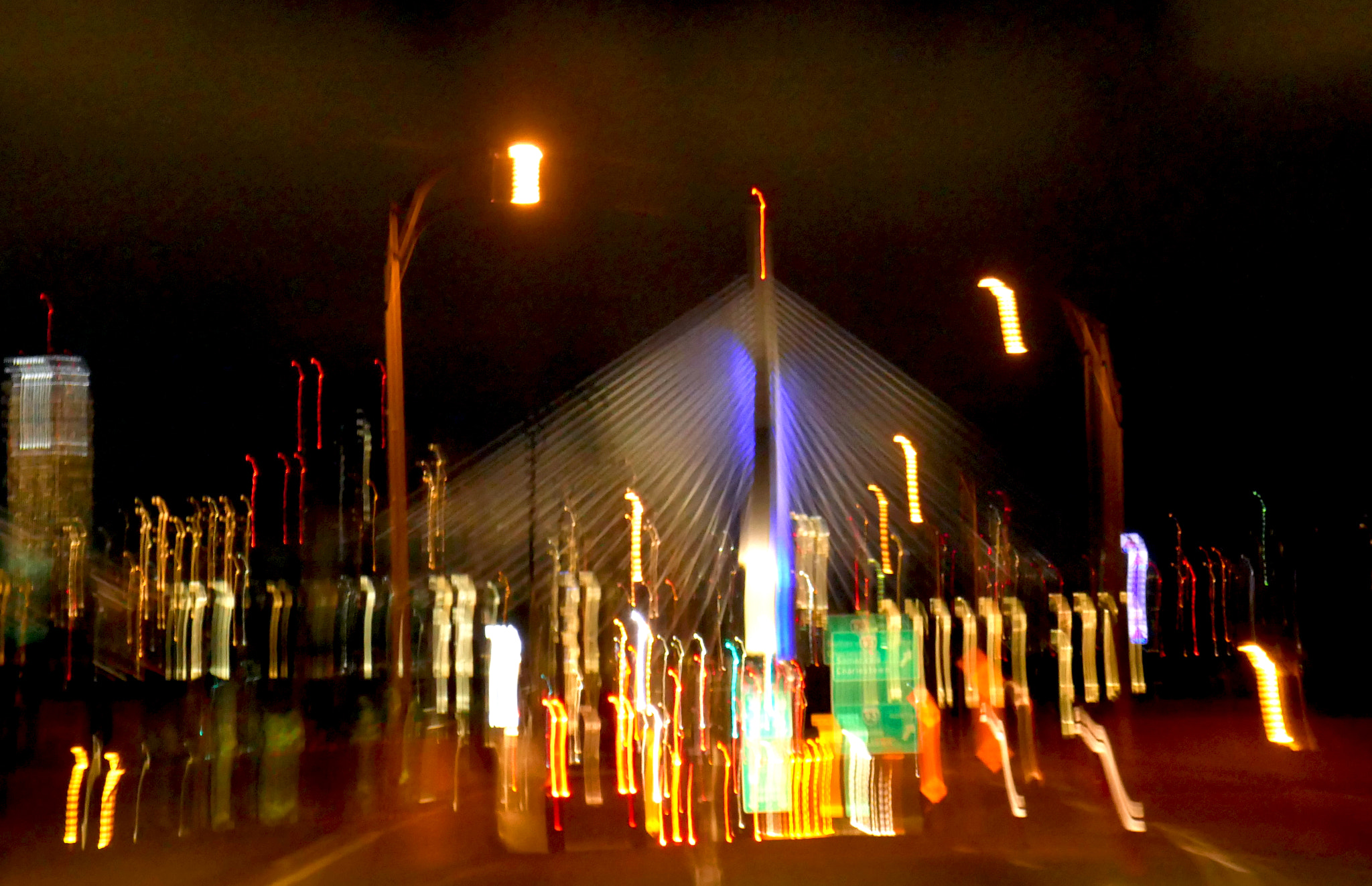 Panasonic Lumix DMC-ZS100 (Lumix DMC-TZ100) sample photo. Boston as seem from the zakim bridge photography