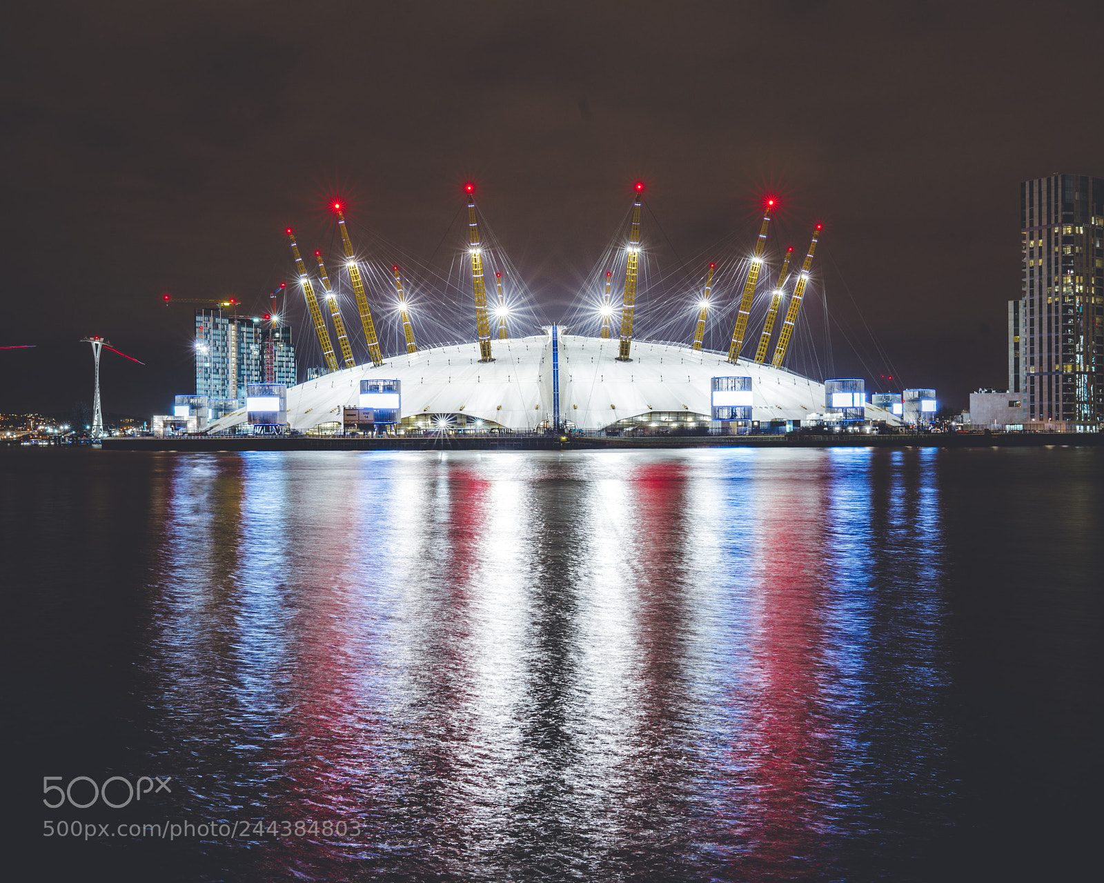 Sony a7R II sample photo. O2 arena photography