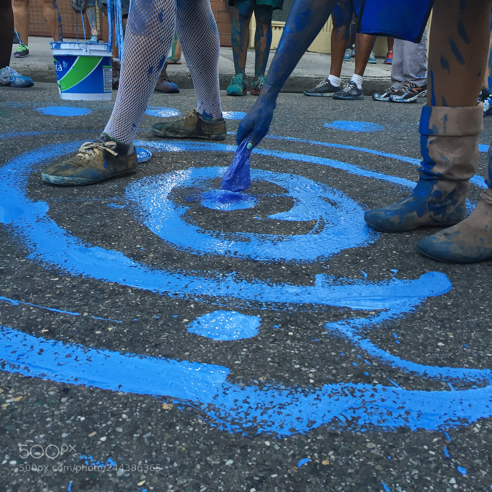 Apple iPhone 6 sample photo. Blue jouvert photography