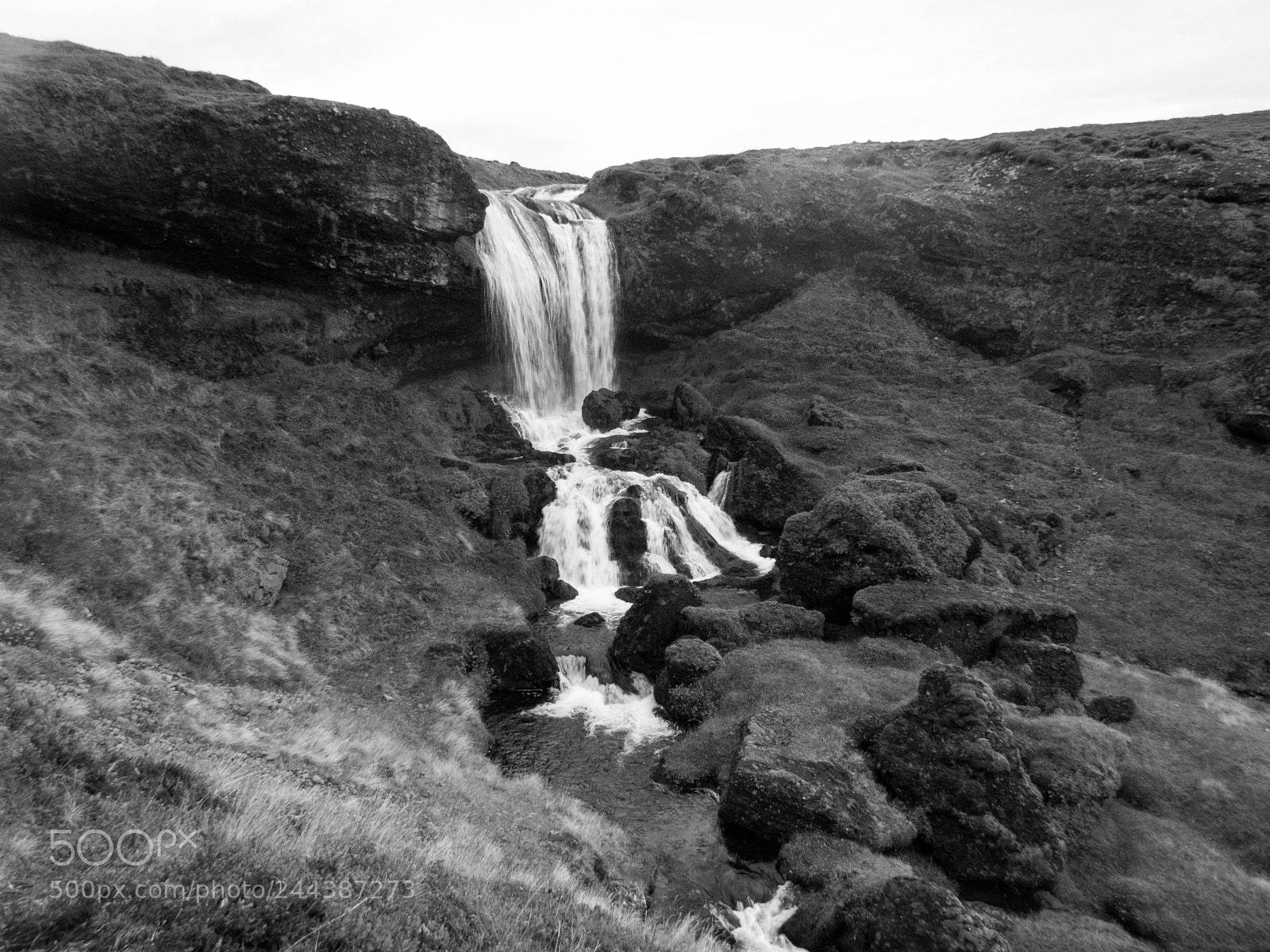 Canon PowerShot SX50 HS sample photo. A waterfall in iceland photography