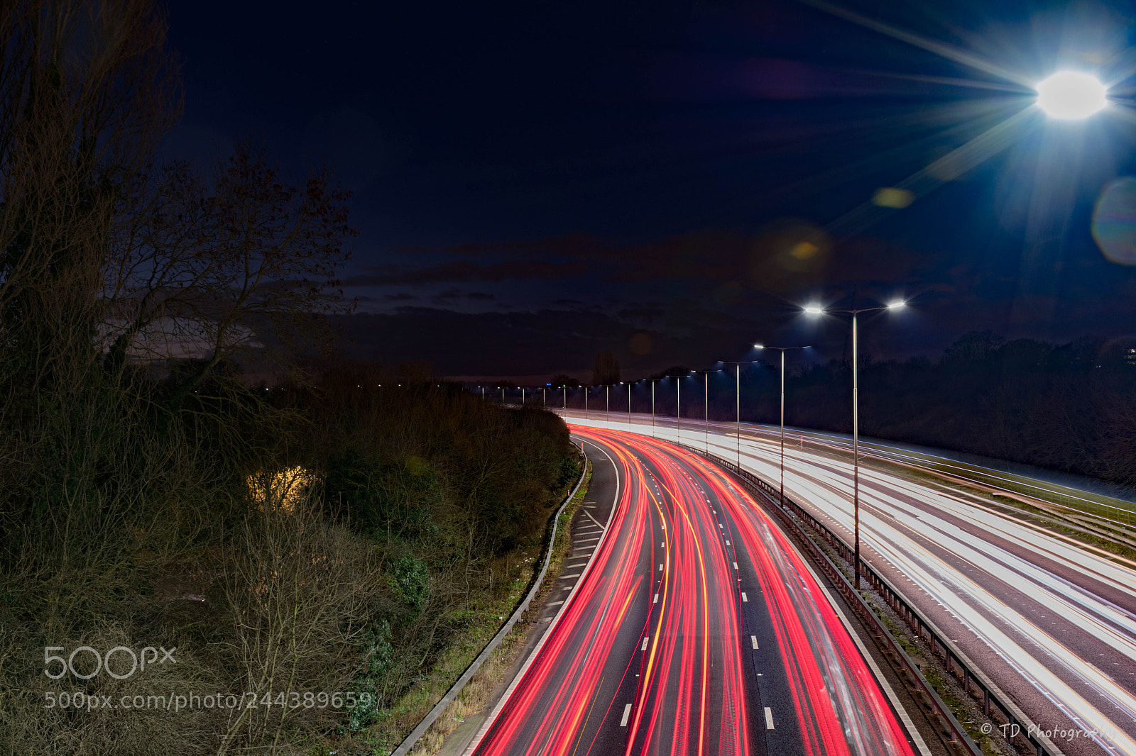 Nikon D7500 sample photo. Light trails photography