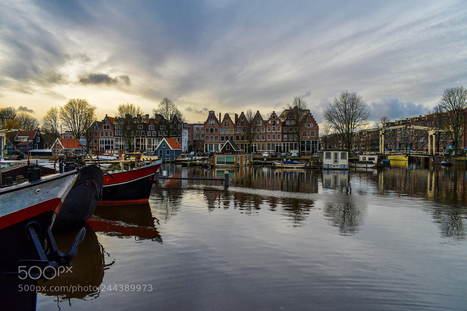 Nikon D5600 sample photo. Amsterdam marina photography